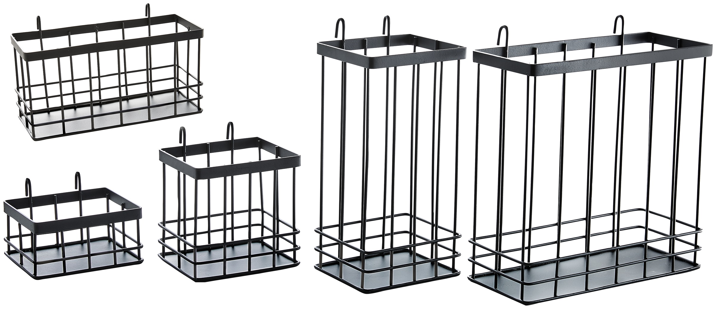 welltime Wandregal »Loft«, Hängeregal aus Metall, BxH: 35x50cm, Metallregal im Industrial Style