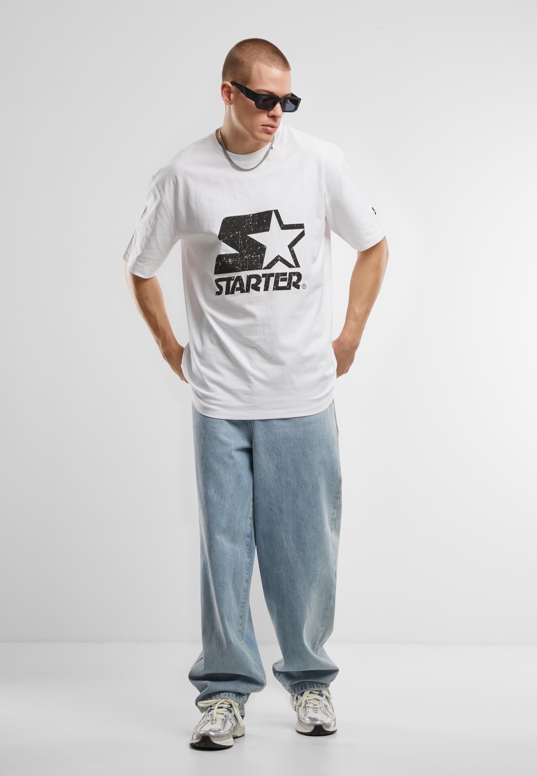 Starter Black Label T-Shirt »Starter Black Label Starter Logo Oversize Acid Tee«, (1 tlg.)