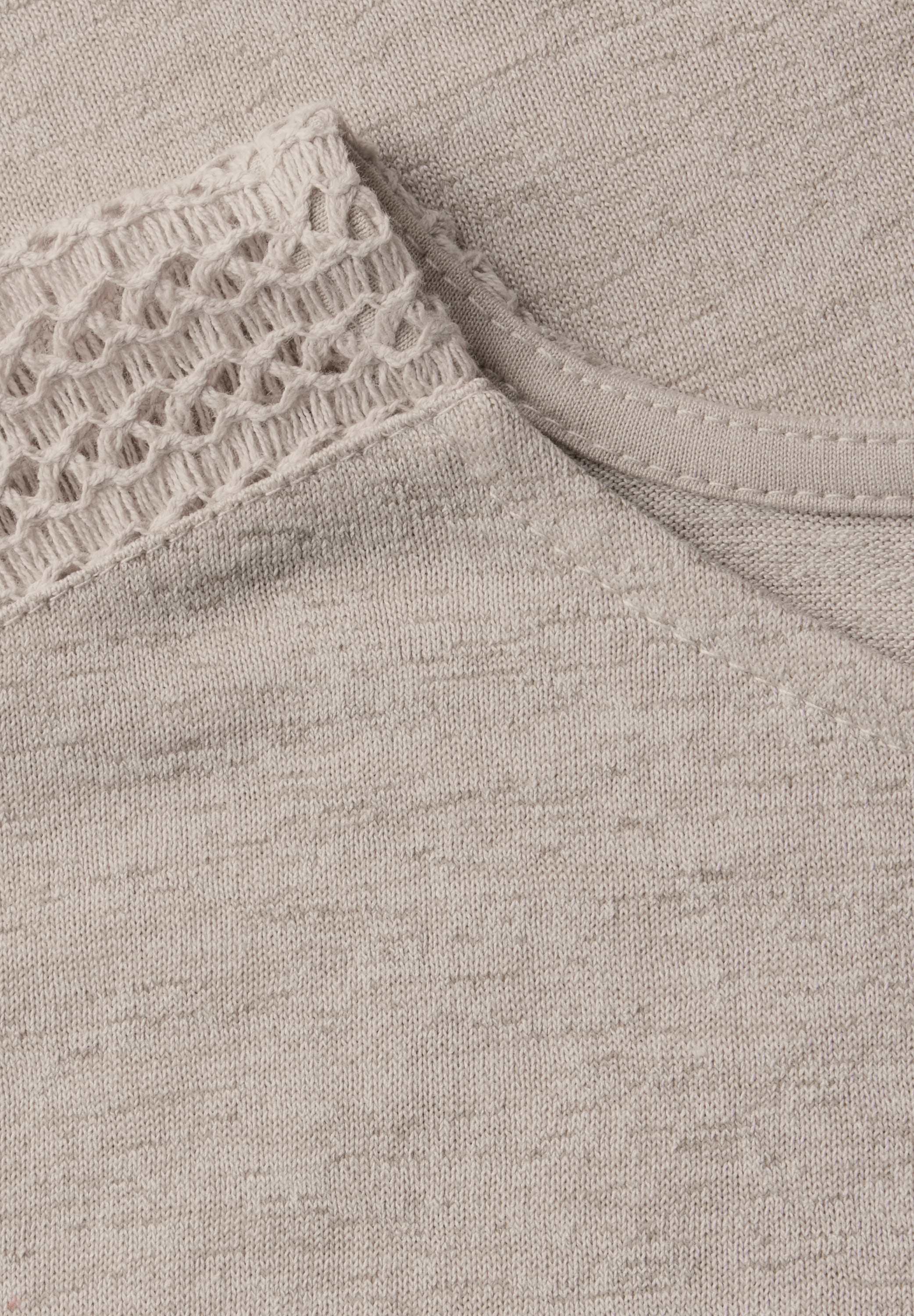 STREET ONE T-Shirt, mit Spitzendetail