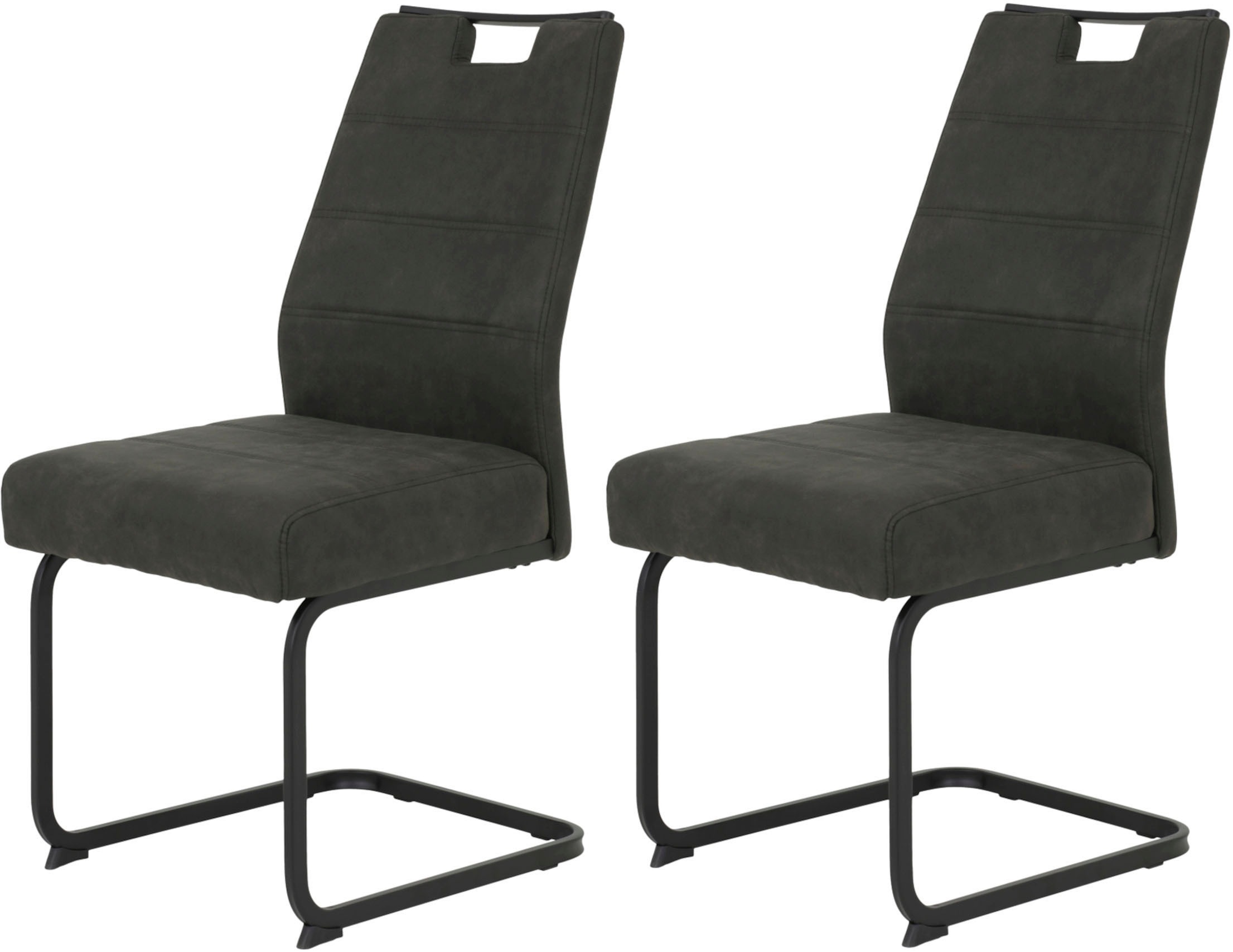 HELA Freischwinger "KERSTIN", (Set), 2 St., Microfaser VINTAGE-Polyester, F günstig online kaufen