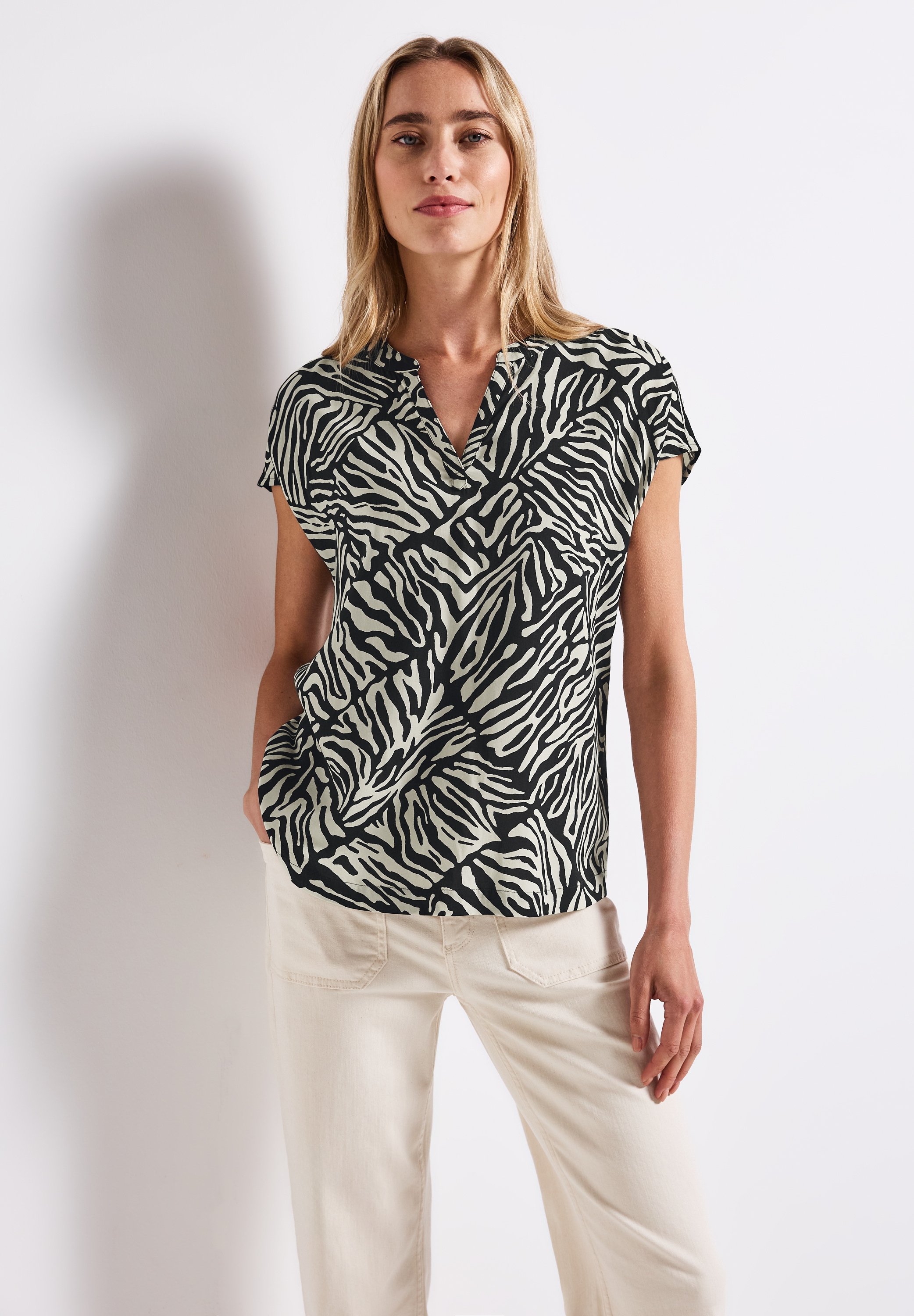 STREET ONE Shirtbluse mit allover Print