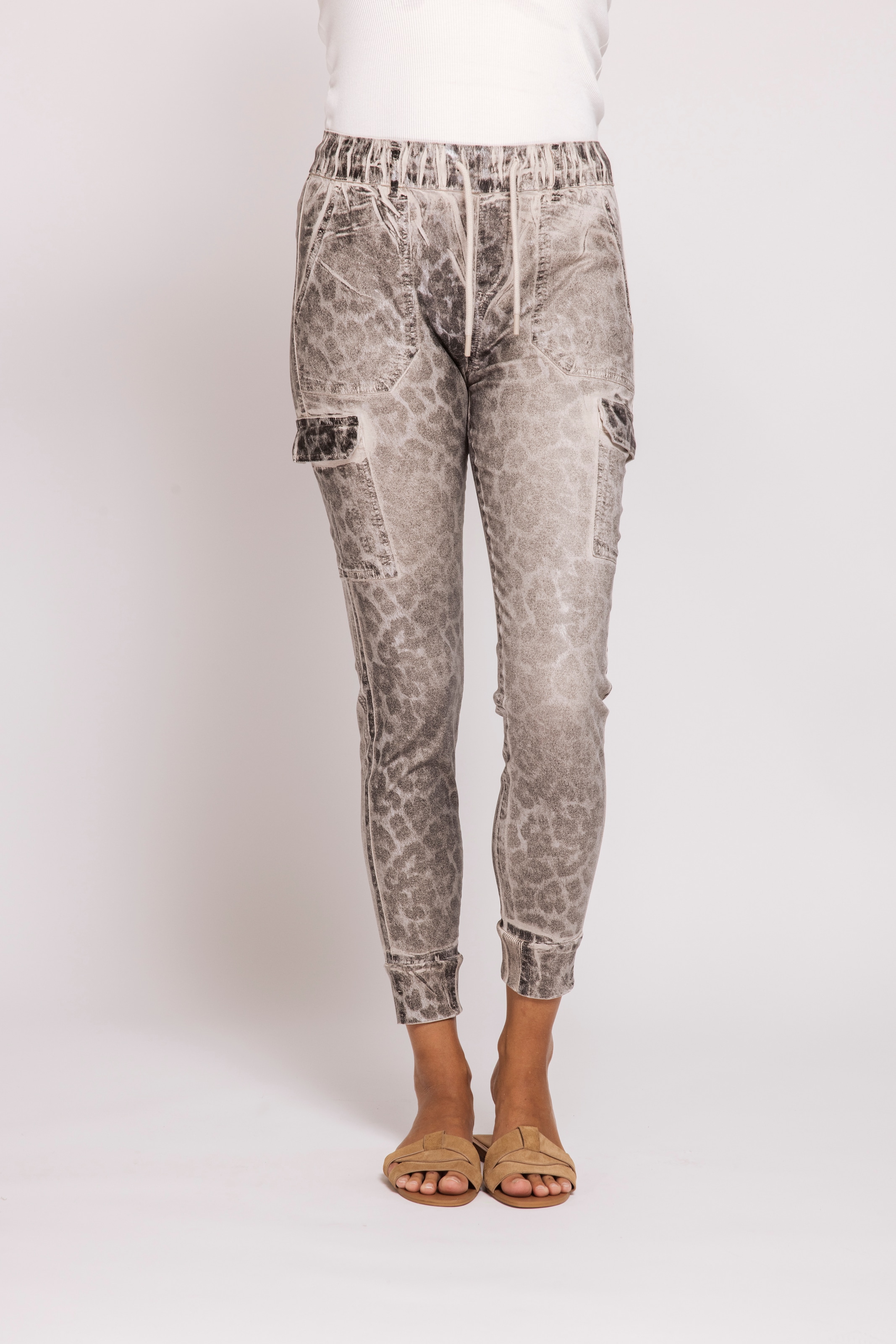 Zhrill Cargohose "ZHDAISEY Leoprint" mit Leo-Print und Stretch günstig online kaufen