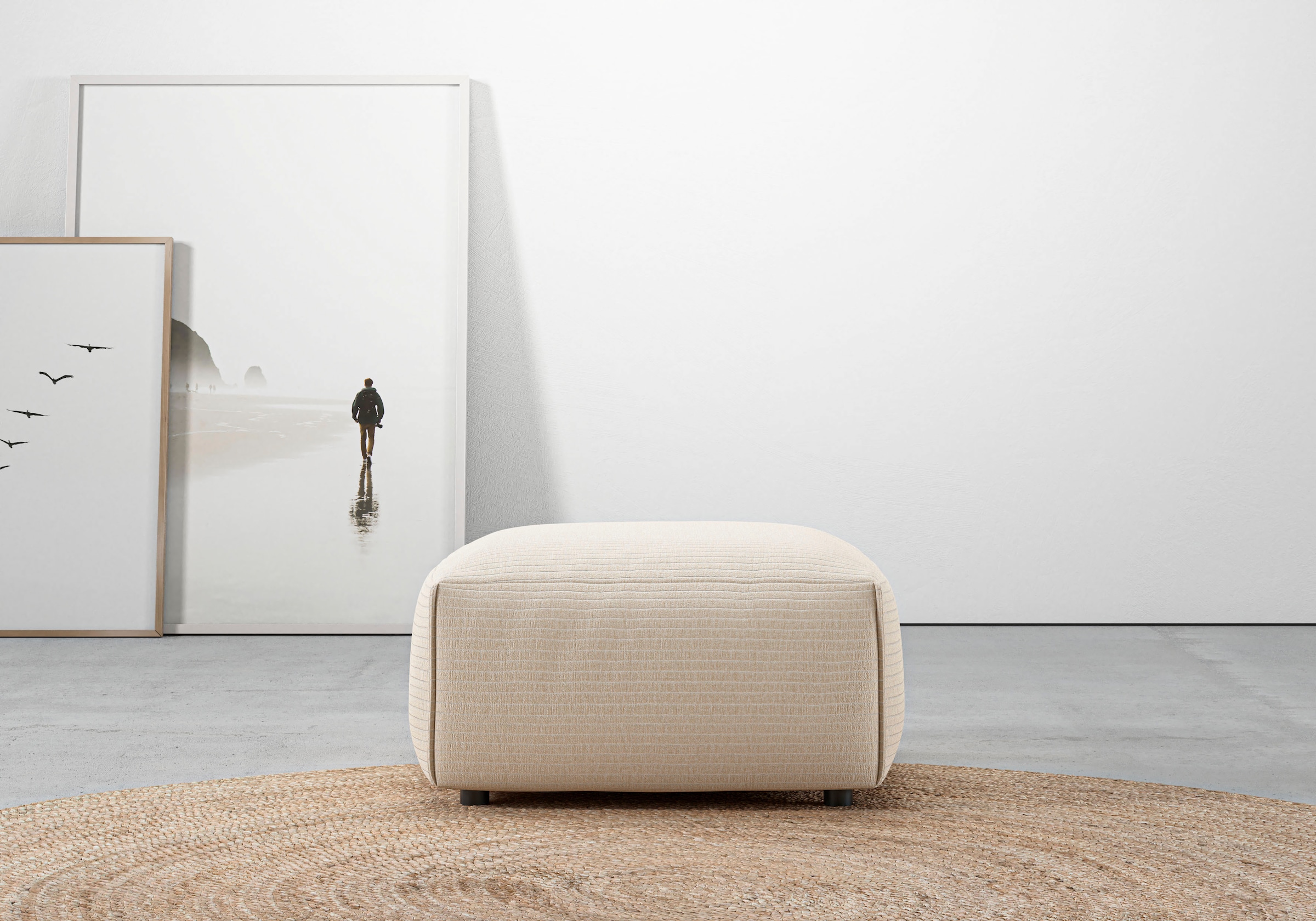 Home affaire Hocker "Glimminge auch in Breitcord, Feincord und Easy care-Be günstig online kaufen