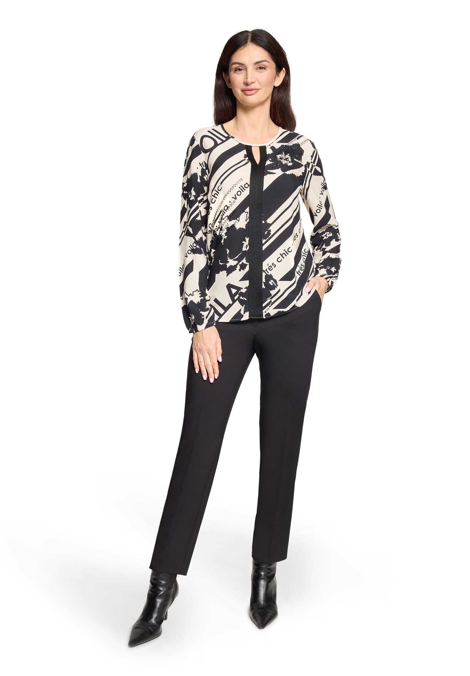 Betty Barclay Schlupfbluse "Damen mit Rundhalsausschnitt" günstig online kaufen