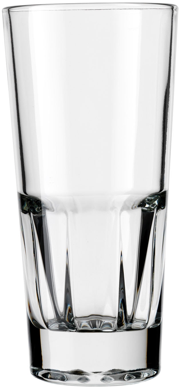 LIBBEY Longdrinkglas »Libbey Rocks Glas, 12er Set -GALLERY-«, (Set, 12 tlg.), hochwertig...