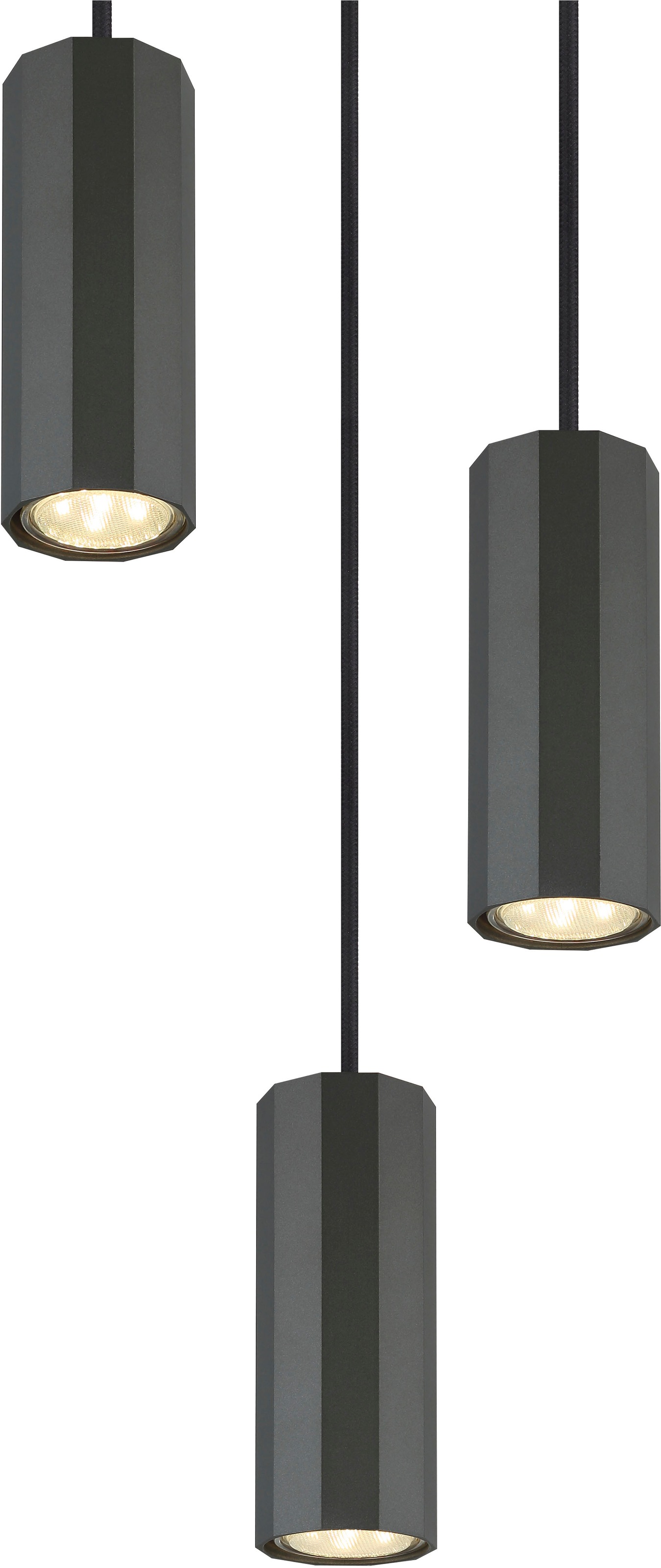 GLOBO LIGHTING Hängeleuchte »JAMES« GU10 1 Stk. Hängeleuchte mit Aluminium, GU10 Fassung, höhenverstellbar