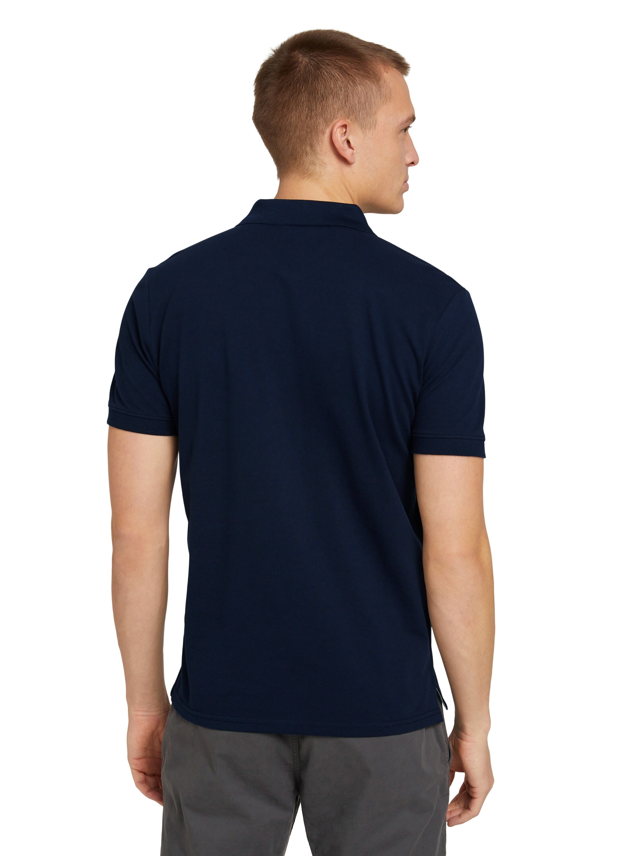 TOM TAILOR Poloshirt, mit Knopfleiste und Logo