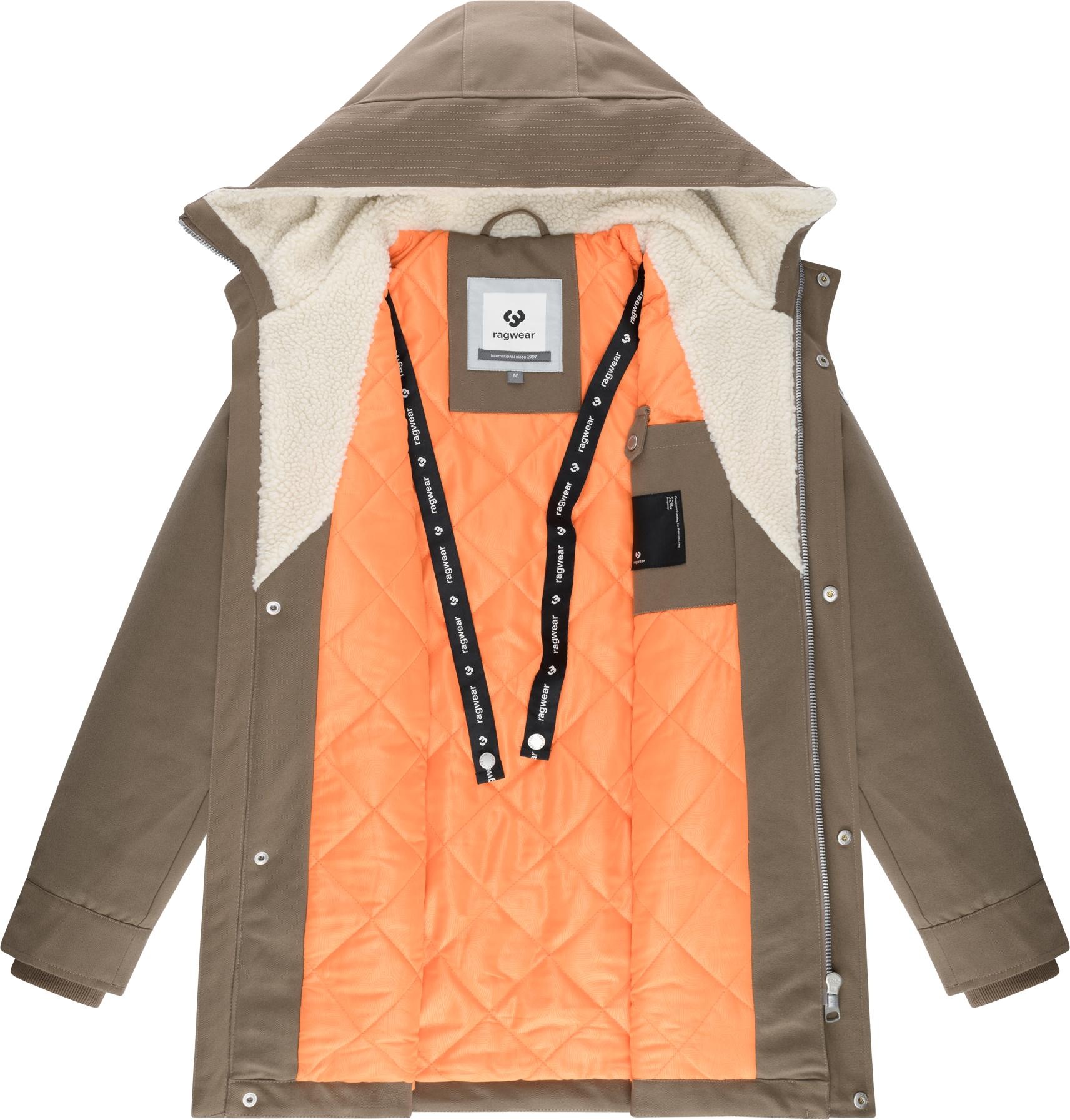 Ragwear Kurzmantel »Mr Cany YOUMODO« Wasserdichter Herren Wintermantel mit Kapuze