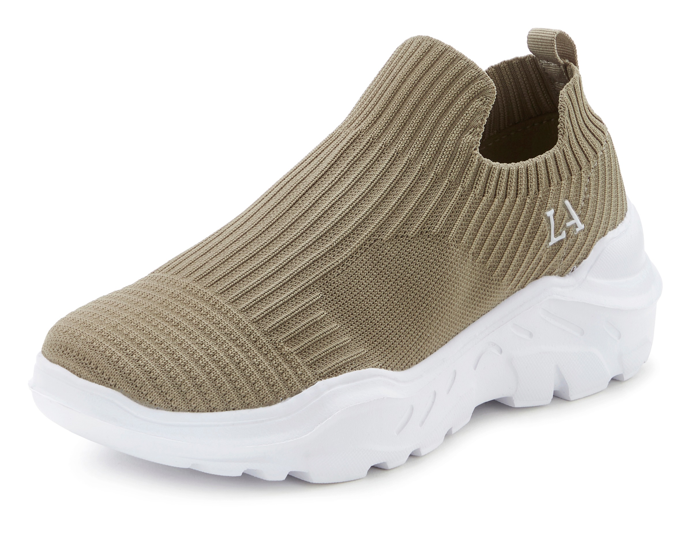 LASCANA Sneaker, Halbschuh, Slipper, Freizeitschuh zum Reinschlüpfen VEGAN günstig online kaufen