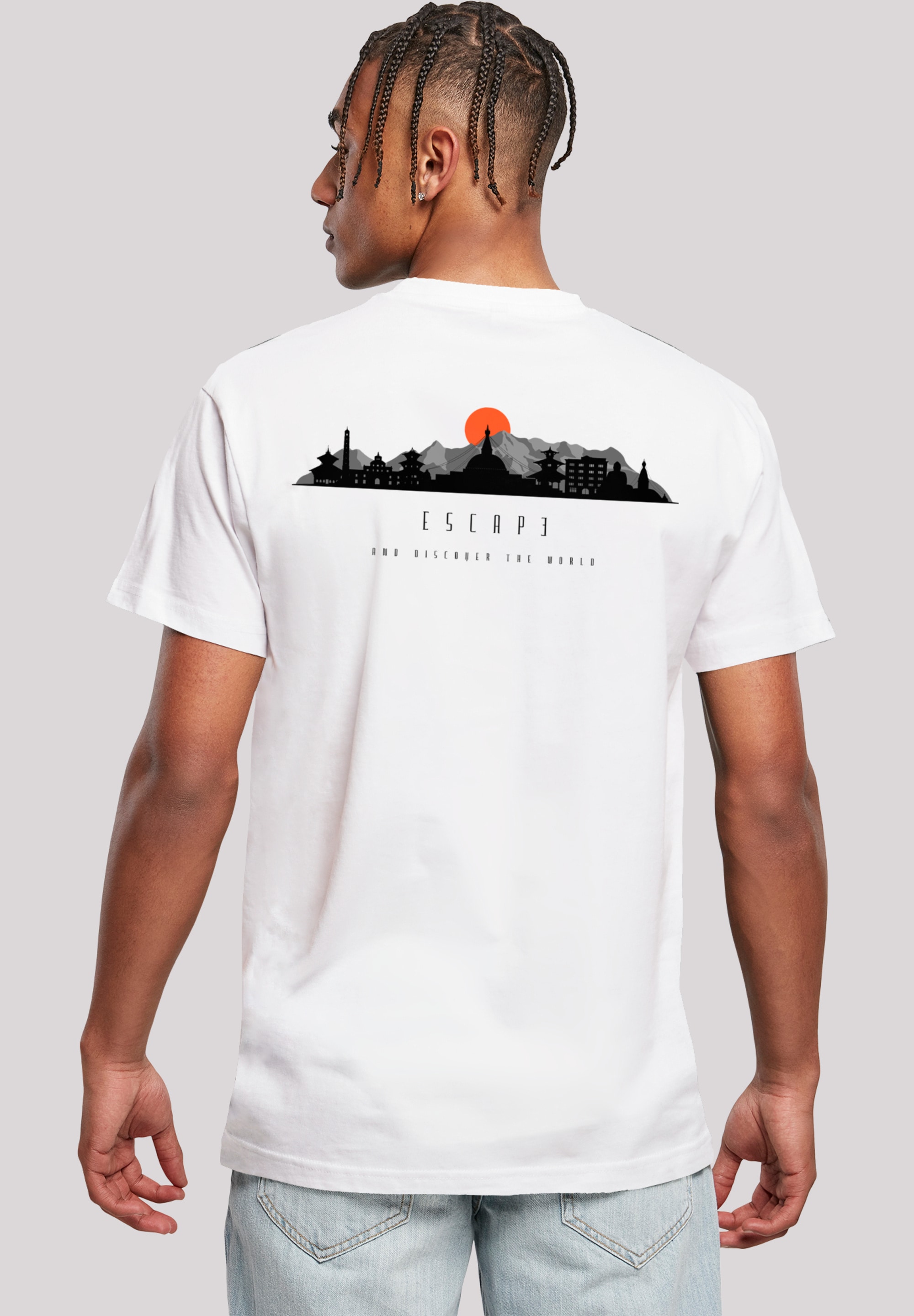 F4NT4STIC T-Shirt "Escape Discover the World Asian Town", Premium Qualität, günstig online kaufen