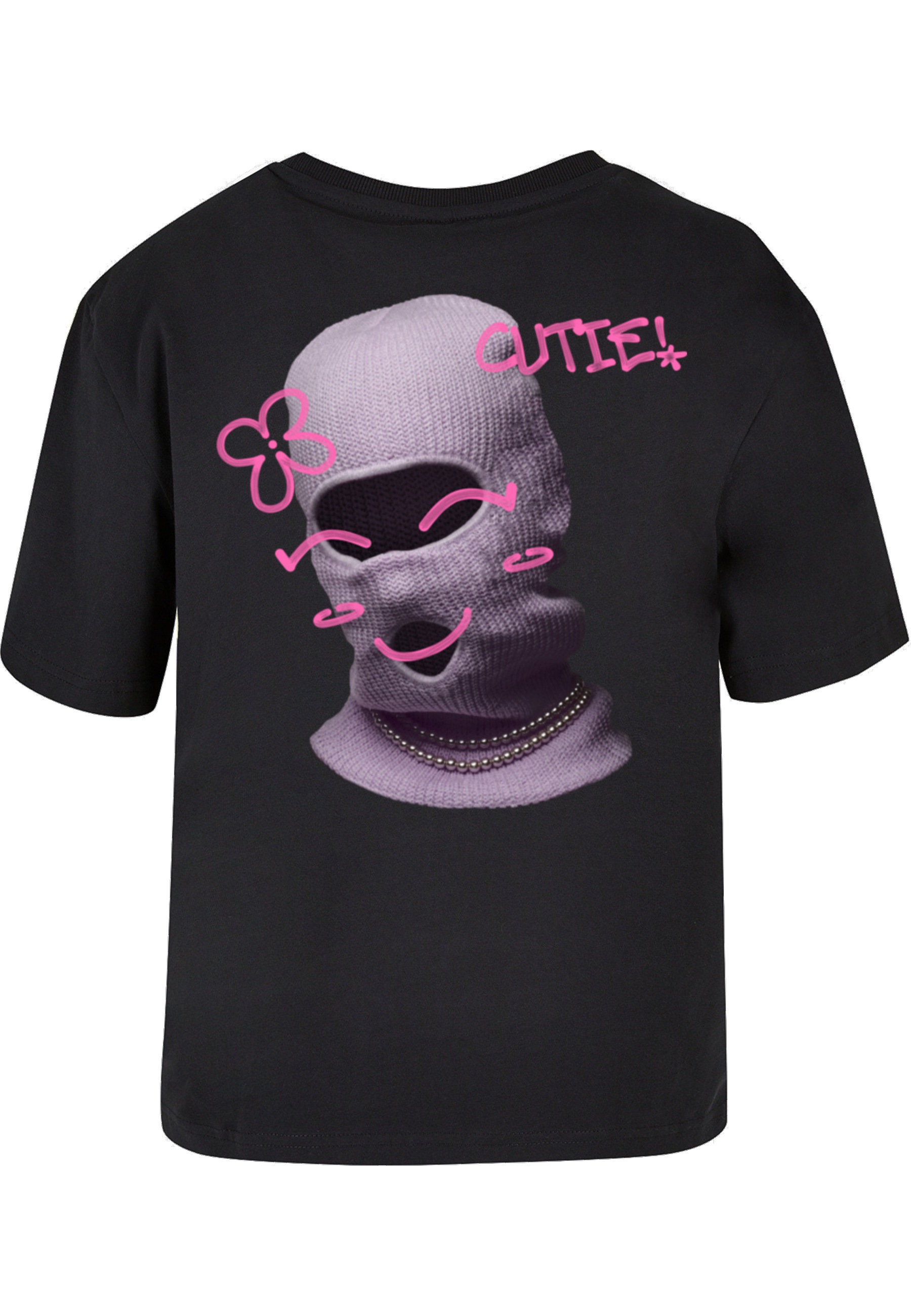 Miss Tee T-Shirt "Miss Tee Damen Cutie Balaclava Tee" 1 Stk. günstig online kaufen