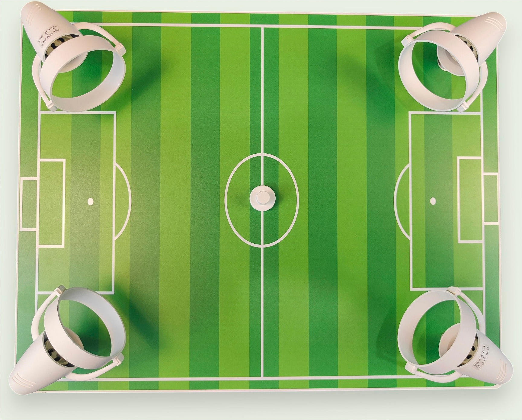 niermann Deckenleuchte »Strahler Fußballfeld, Kinderzimmer, Kinderlampe« GU10 1 Stk. 4 verstellbare Spots, Made in Germany