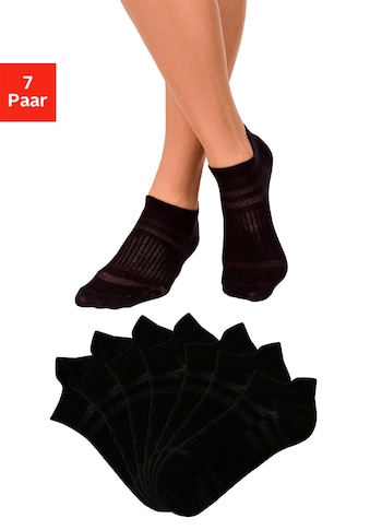 Sneakersocken, (Set, 7 Paar)