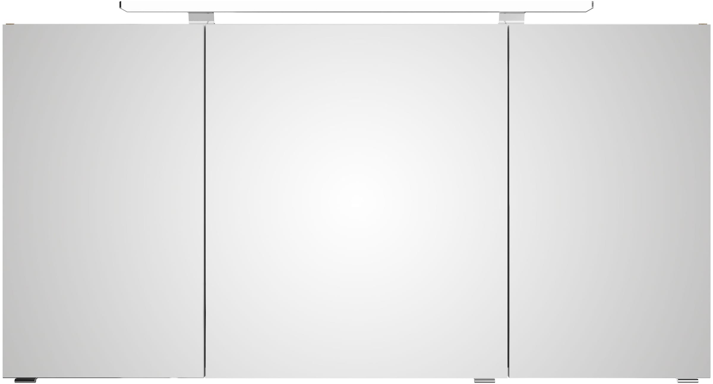 Saphir Badmöbel-Set »Serie 4010 4-teilig Keramik-Waschtisch mit LED-Spiegelschrank«, (Set), Badezimmer Set mit Unterschrank, Midischrank, inkl. Türdämpfer