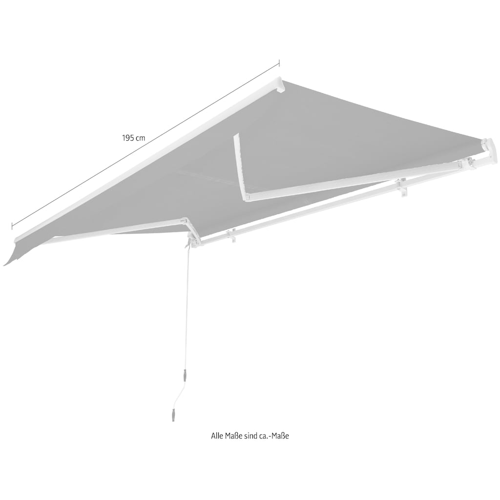 KONIFERA Gelenkarmmarkise, Breite/Ausfall: 195/150 cm, in versch. Farben