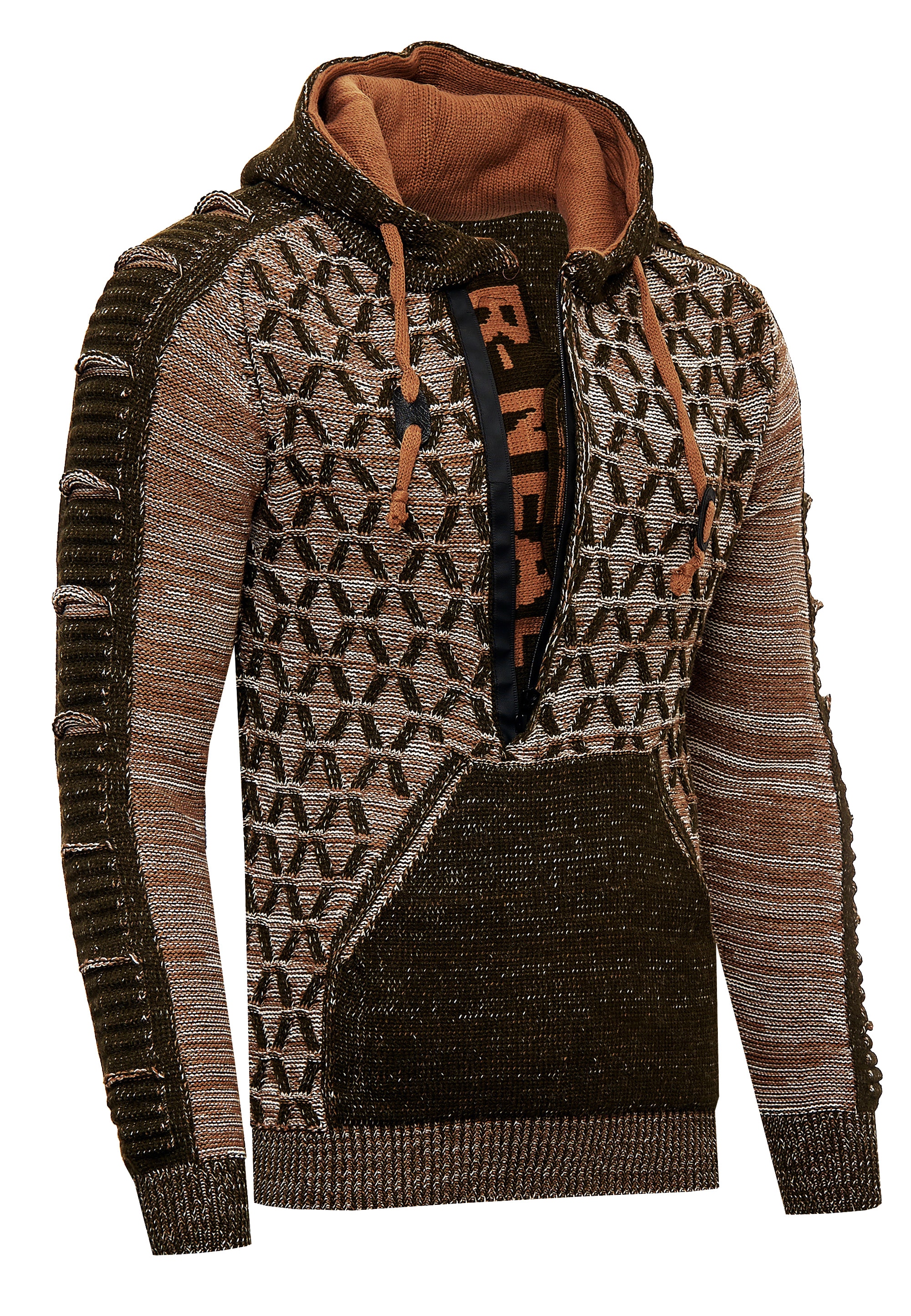 Rusty Neal Kapuzensweatshirt , in ausgefallenem Design
