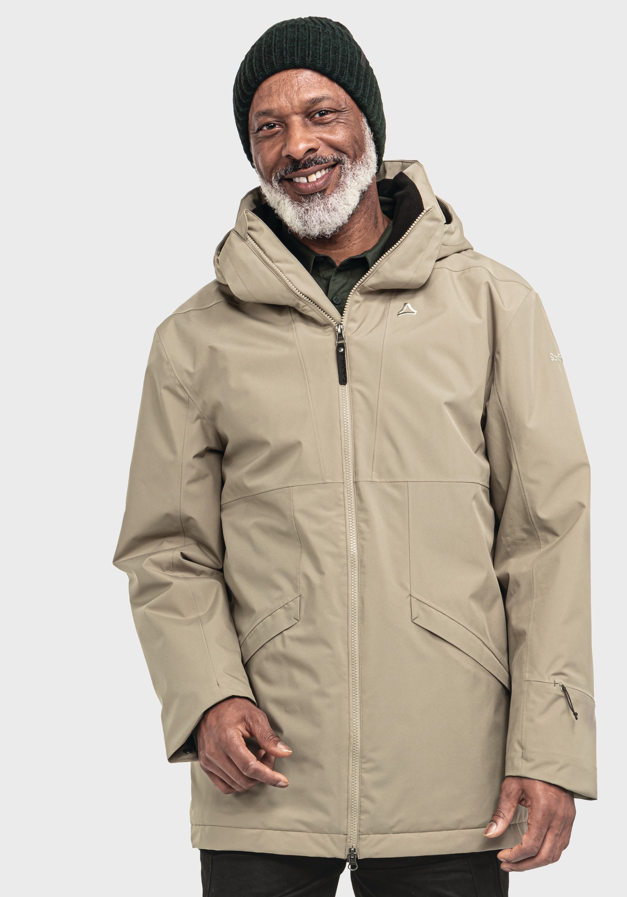 Thumbnail - Schöffel Langjacke "Urban Ins Parka Style Malkay MNS" mit Kapuze