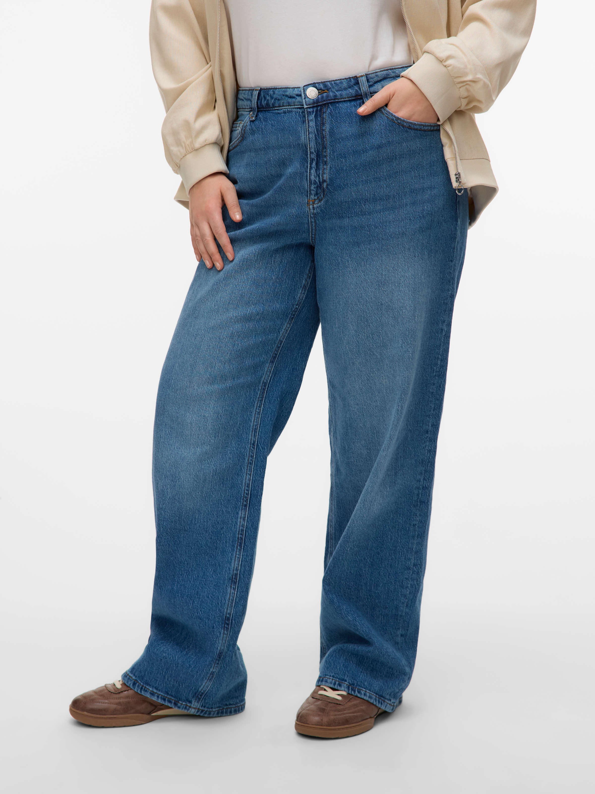 Vero Moda Curve High-waist-Jeans »VMCTESSA HR WIDE J R...