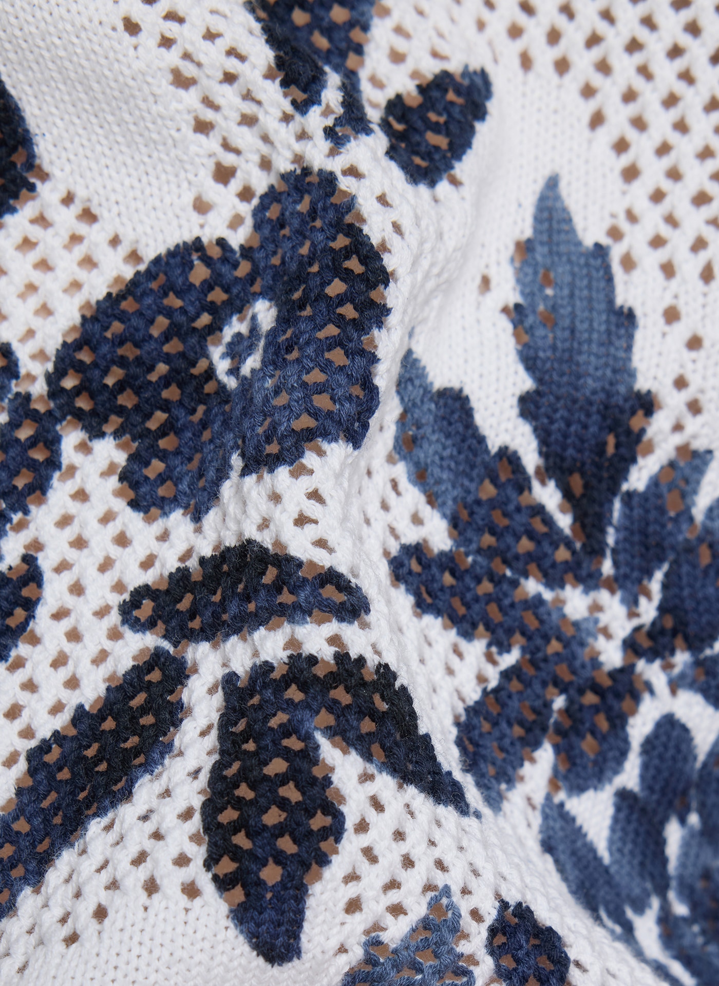 Rabe 3/4 Arm-Pullover im Häkel-Look