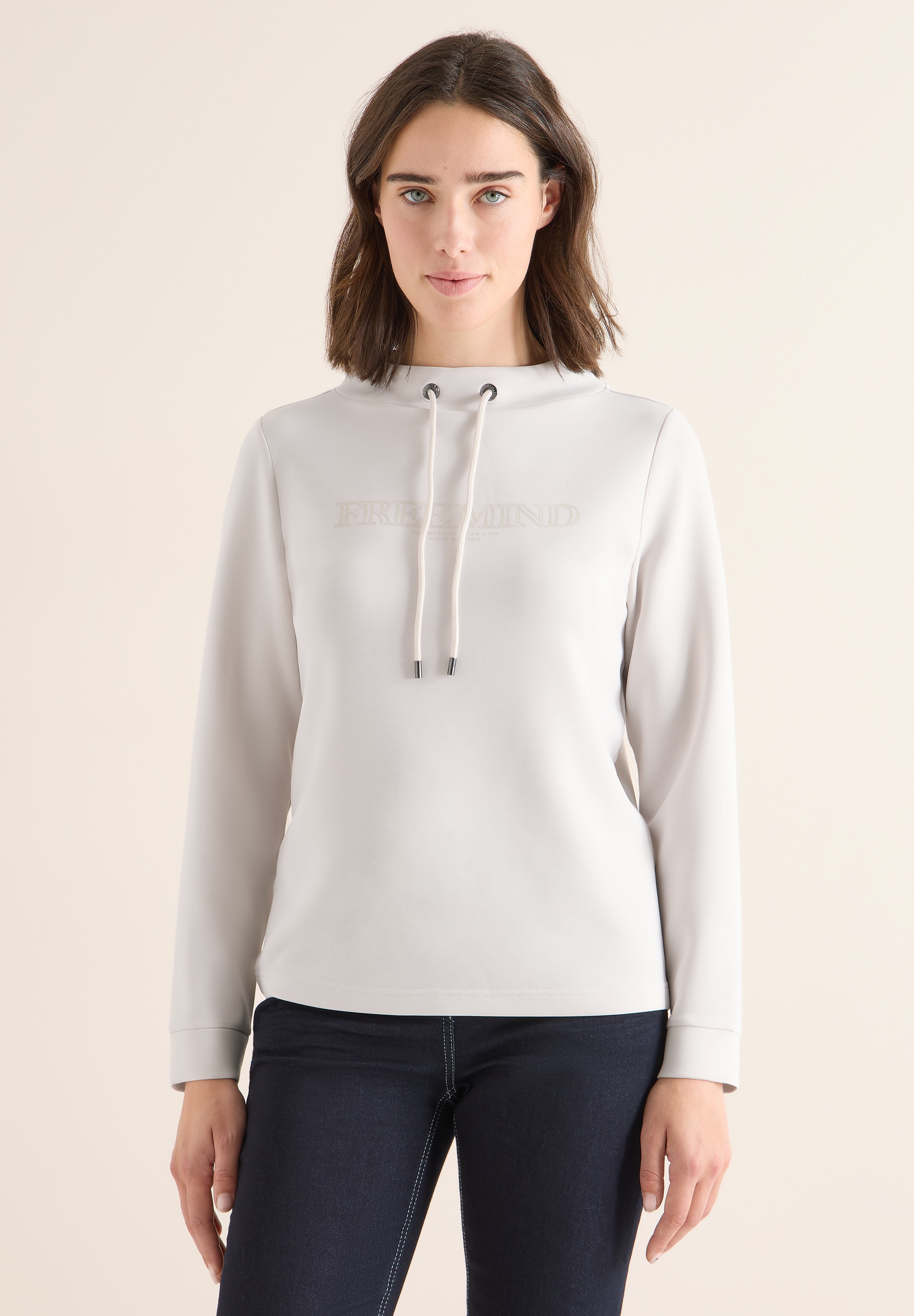 Cecil Langarmshirt Mit Stickerei günstig online kaufen