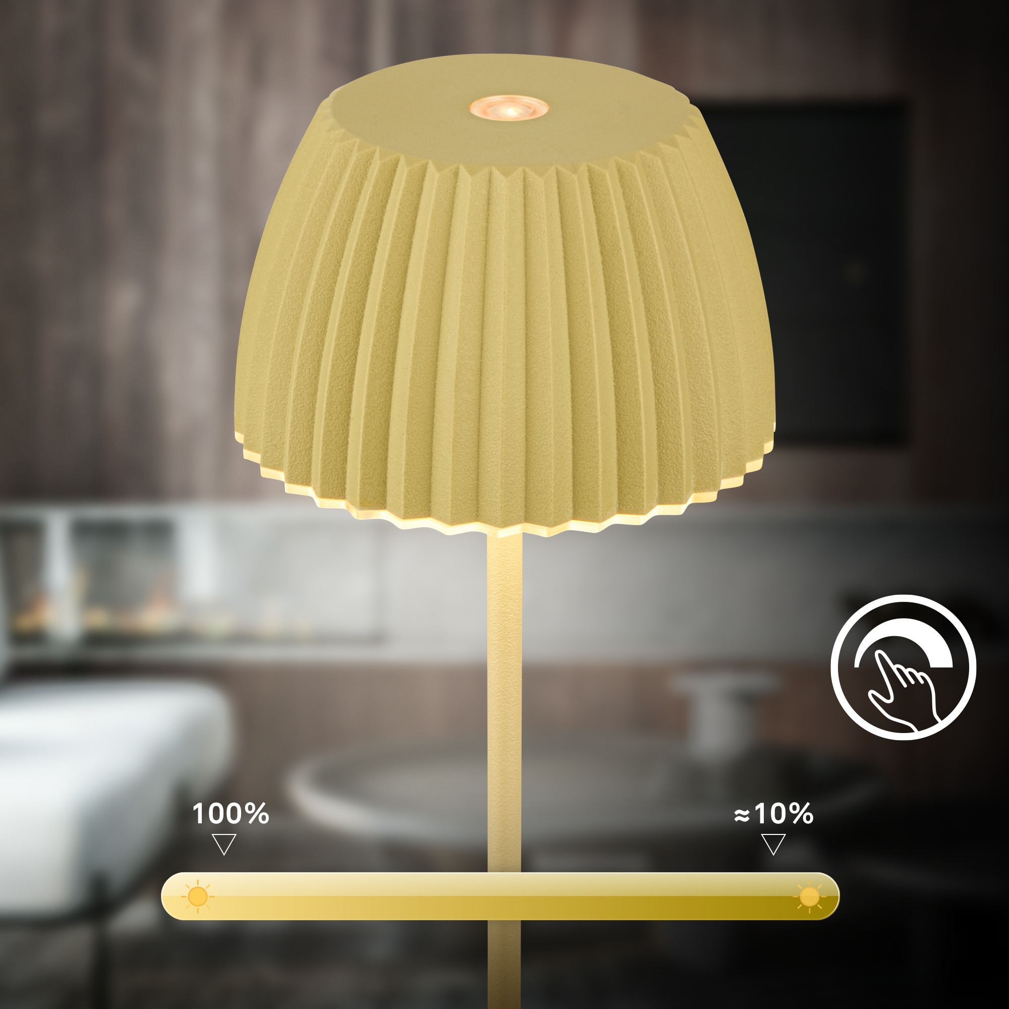 Briloner Leuchten LED Tischleuchte »Akku LED Tischleuchte« LED-Modul