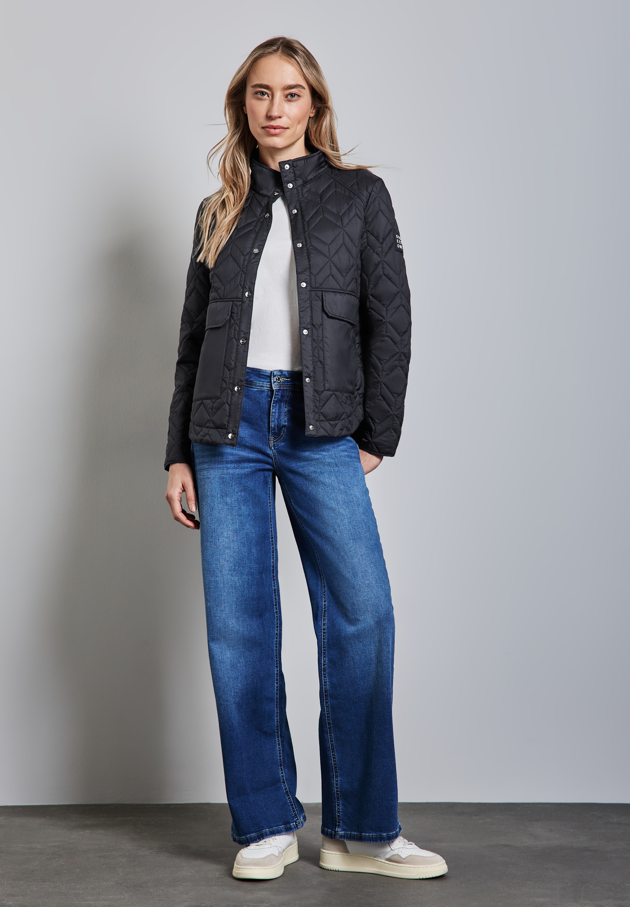 STREET ONE Steppjacke, ohne Kapuze, mit aufgenähten Taschen