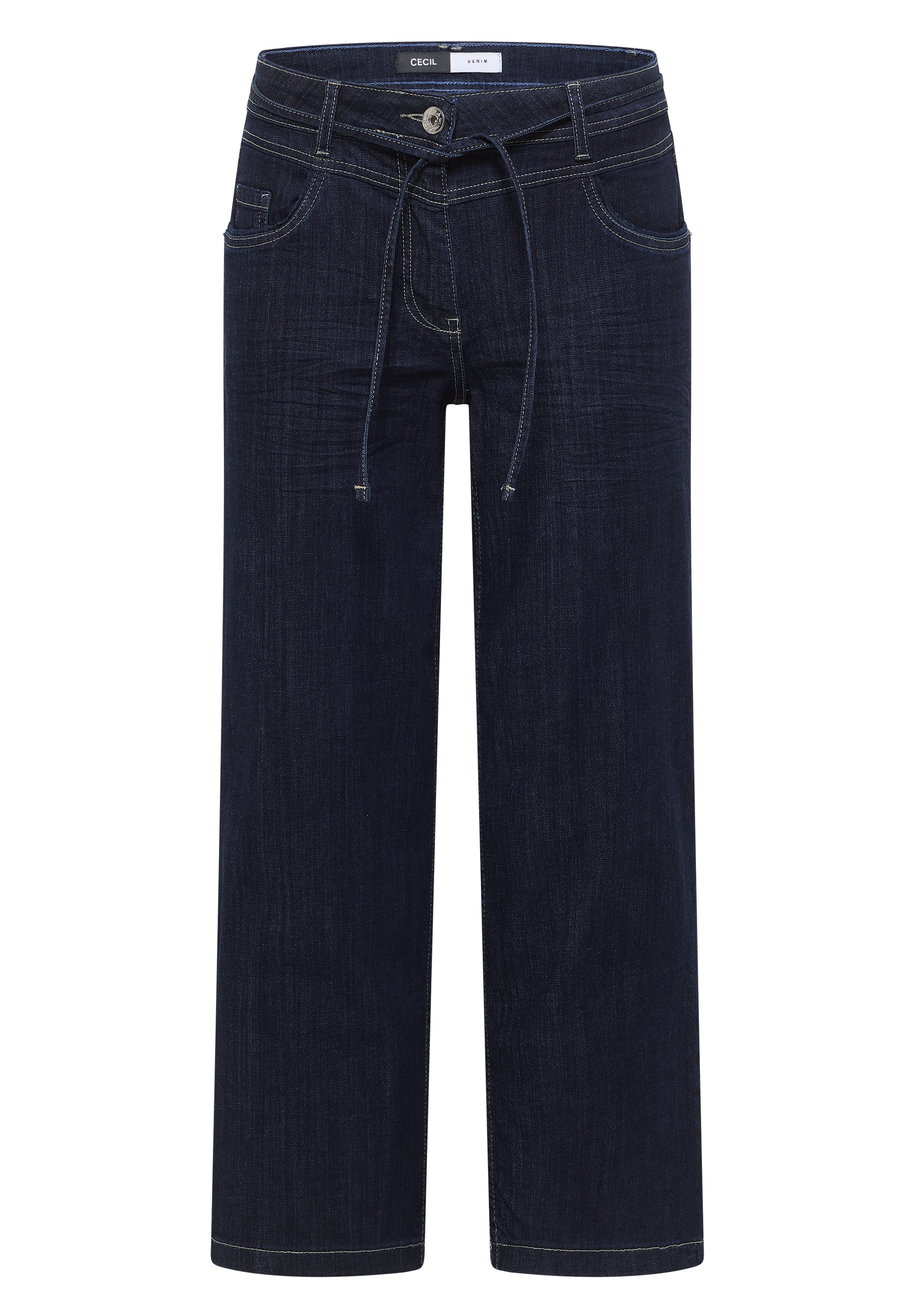 Cecil Loose-fit-Jeans mit Bindegürtel