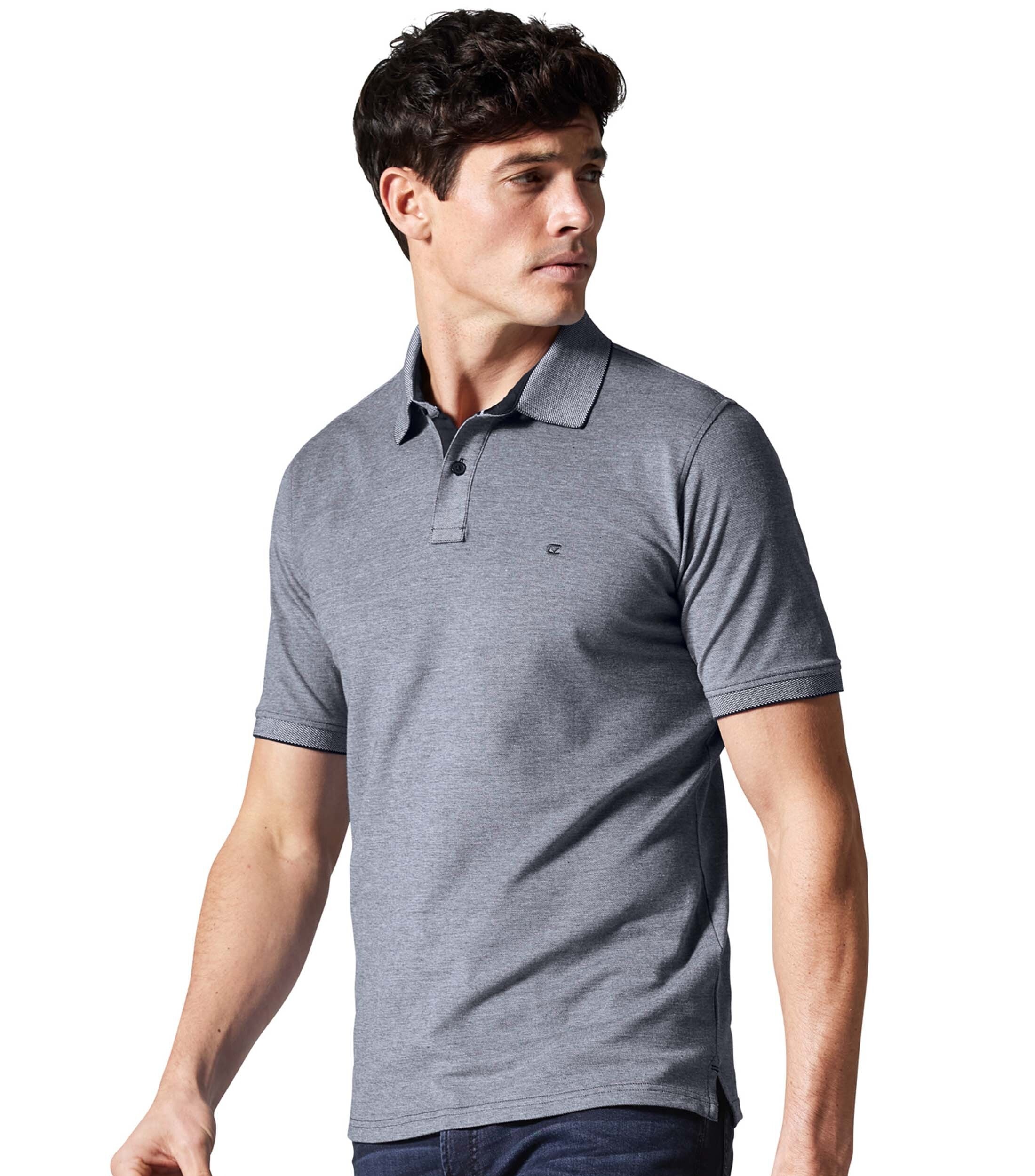 CASAMODA Poloshirt "CASAMODA Polo-Shirt uni" günstig online kaufen