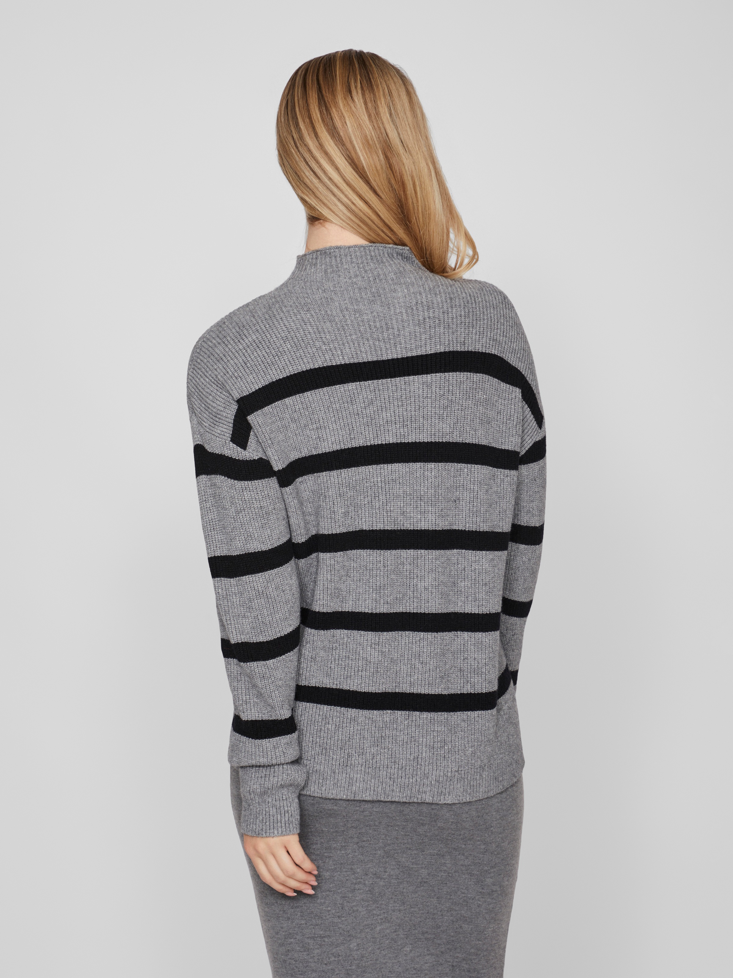 Vila Stehkragenpullover »VIRIL MOCKNECK L/S KNIT RIB TOP 2- NOOS«