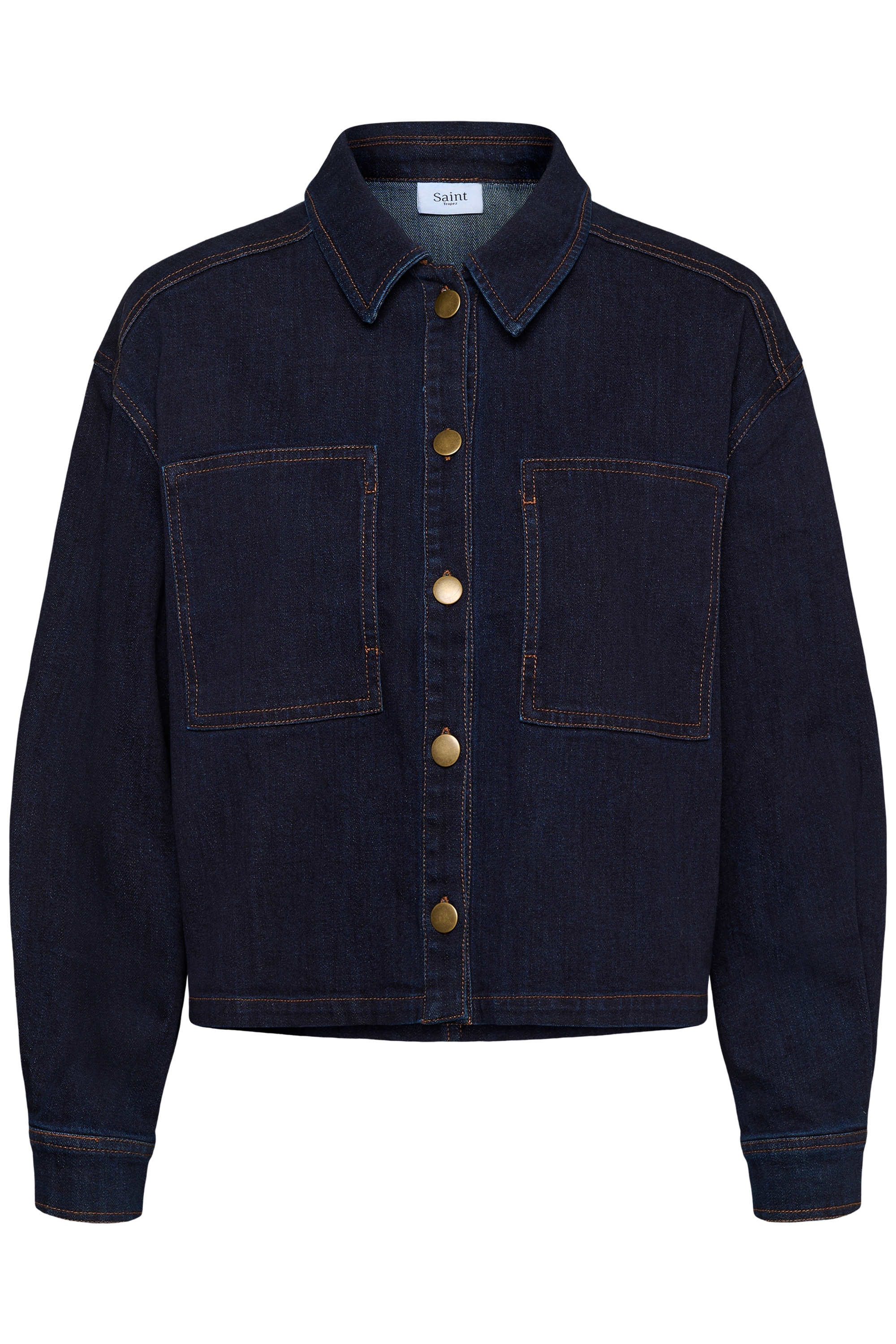 Saint Tropez Jeansbluse "Damen Jeanshemd SambrinaSZ"