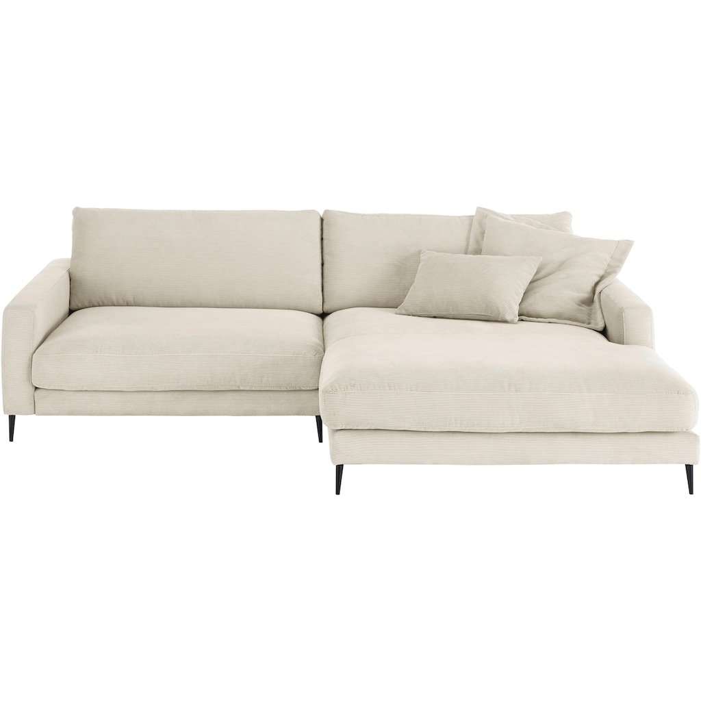 INOSIGN Ecksofa »Downtown, B/T/H: 272/190/84 cm L-Form«