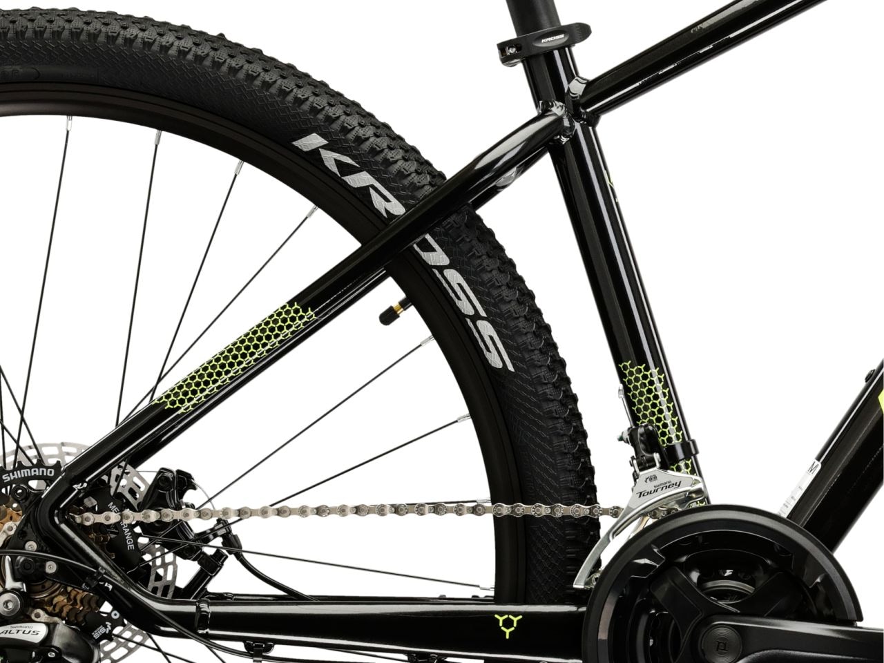 Kross Mountainbike »Hexagon 2.0 schwarz 21 Gänge« 21 Gang Shimano ALTUS M310 Schaltwerk Kettenschaltung