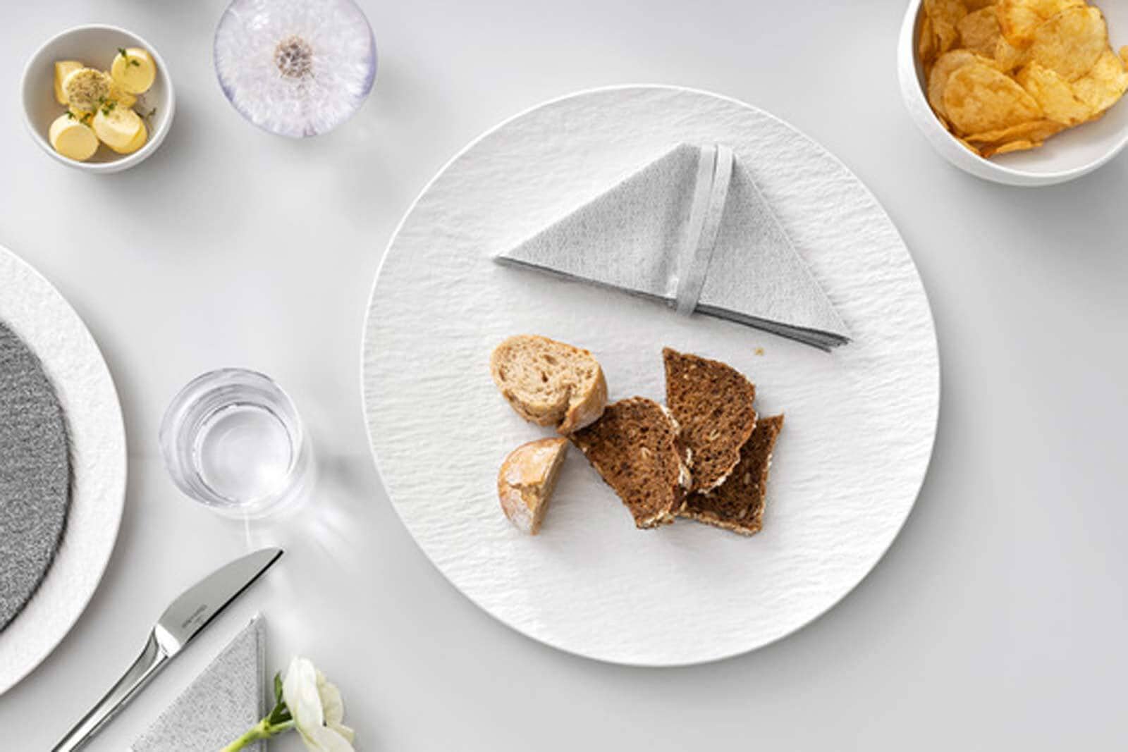 Villeroy & Boch Pizzateller »Teller Manufacture Rock ø 32.0 cm 6er Set weiß«