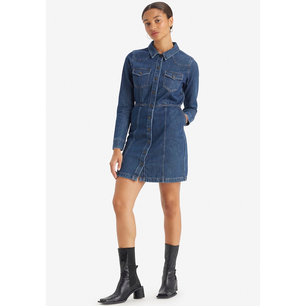 Levi's® Jeanskleid »FLYNN WESTERN CORE DRES«, (Neue Kollektion)