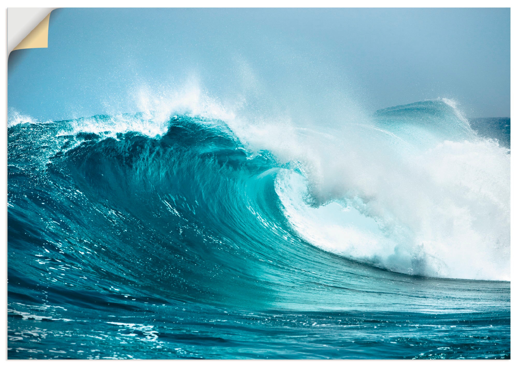 Artland Wandbild »Ozeanwelle«, Gewässer, (1 in Poster versch. | BAUR St.), Wandaufkleber Leinwandbild, oder Größen als bestellen Alubild