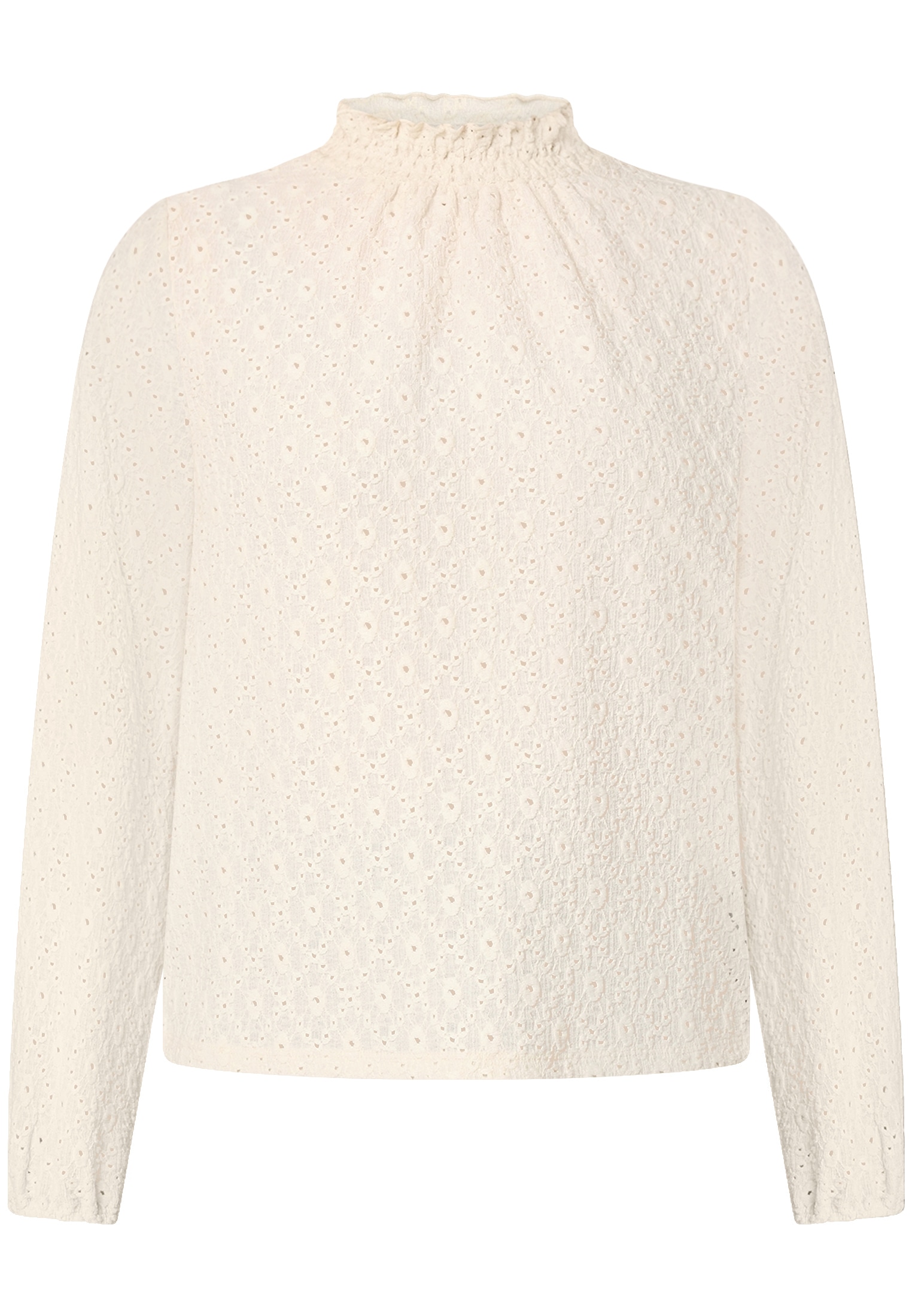 Zero Klassische Bluse »Damen mit Lochmuster«