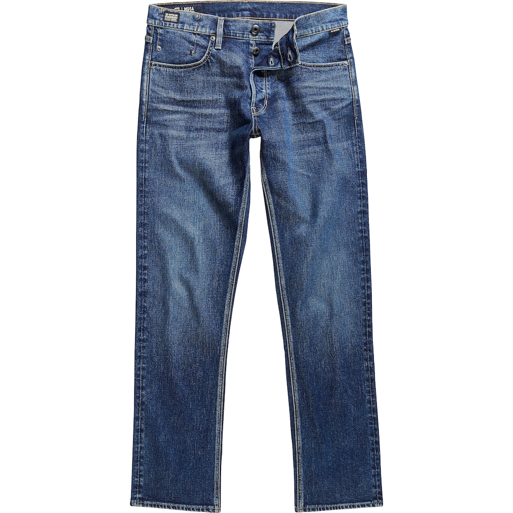 G-Star RAW Straight-Jeans »Mosa Straight«, mit hellen Nähten