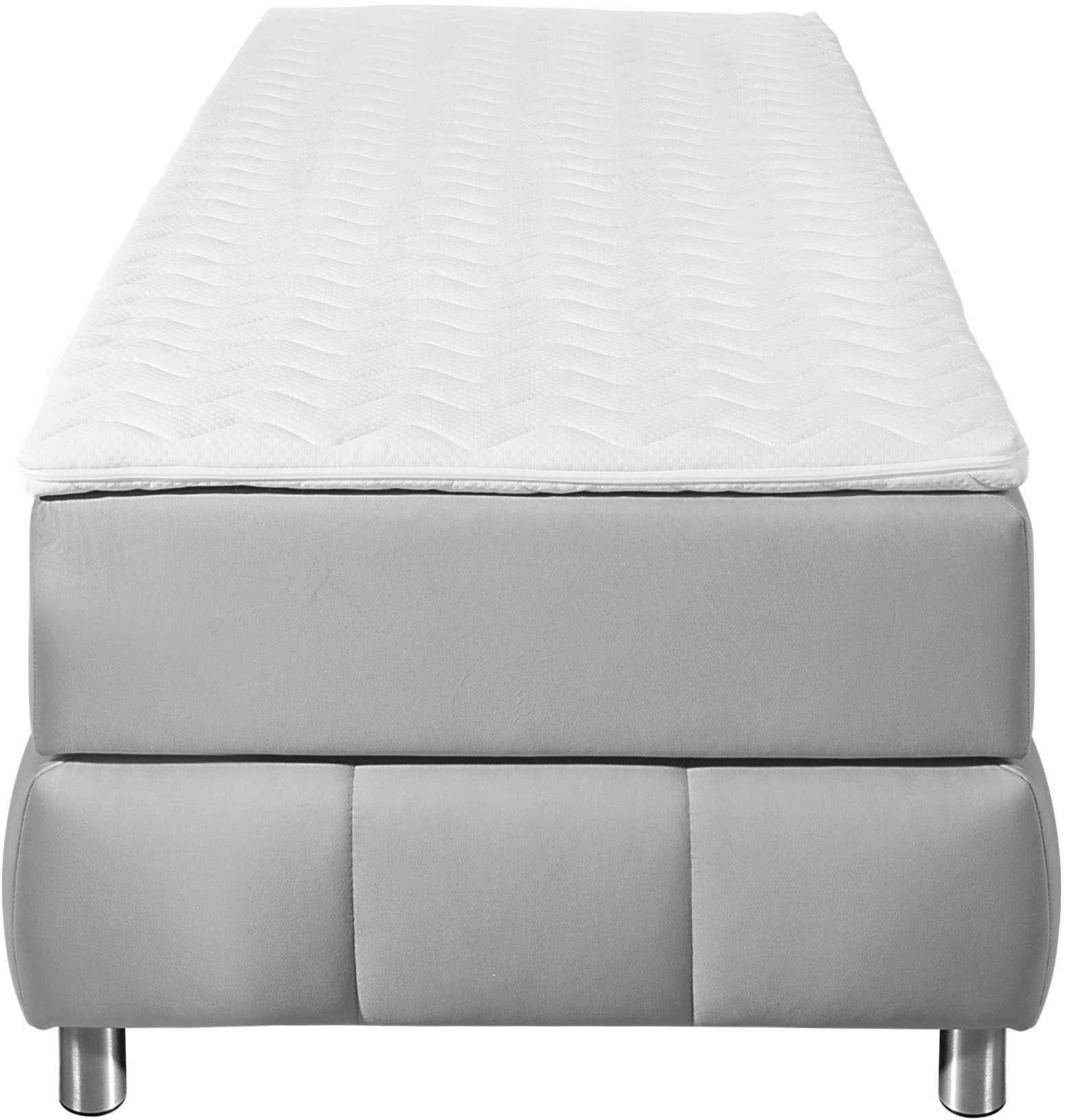 andas Boxspringbett »Salo«, Ohne Kopfteil, inkl. Topper, auch in Überlänge 220 cm