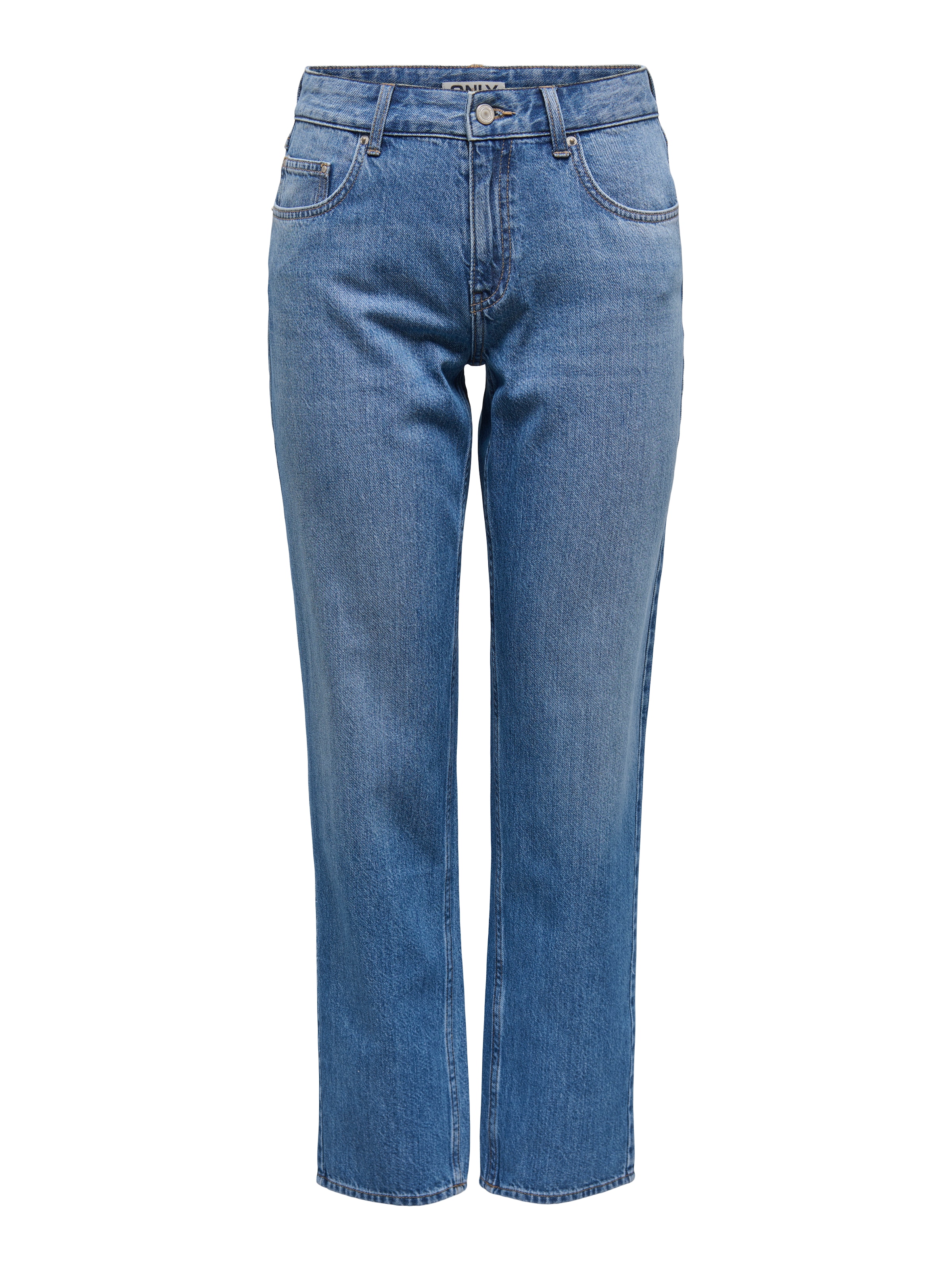 ONLY Gerade Jeans "ONLLUMI MW MOM STRAIGHT DNM PIM920 NOOS" günstig online kaufen