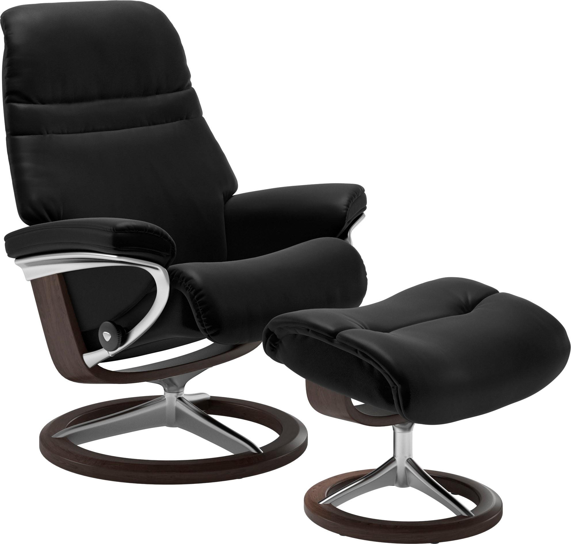 Stressless Relaxsessel "Sunrise" Relaxsessel mit Hocker, mit Signature Base, Größe M, Gestell Wenge