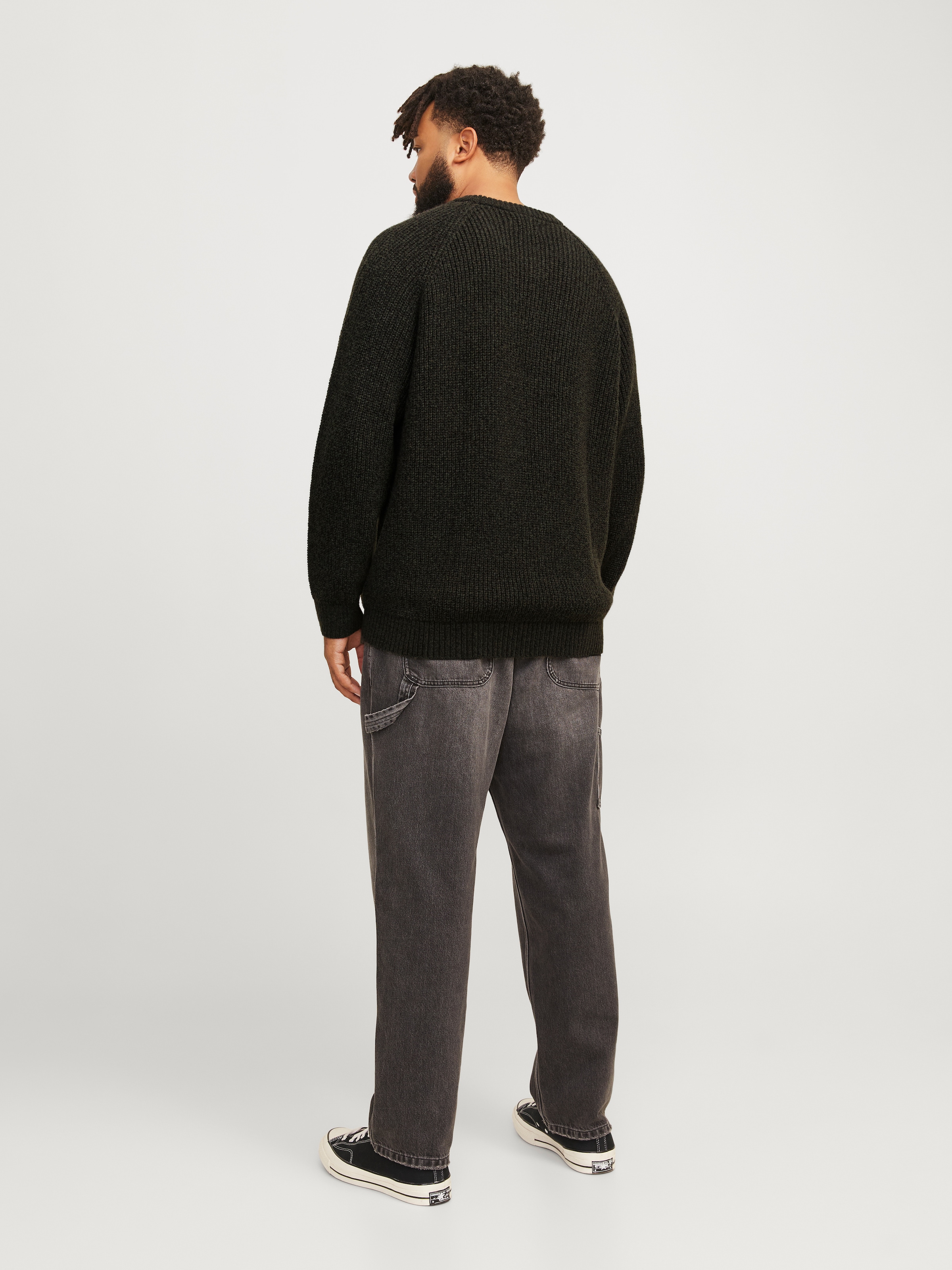 Jack & Jones PlusSize Rundhalspullover »JJJONES KNIT CREW NECK PLS«