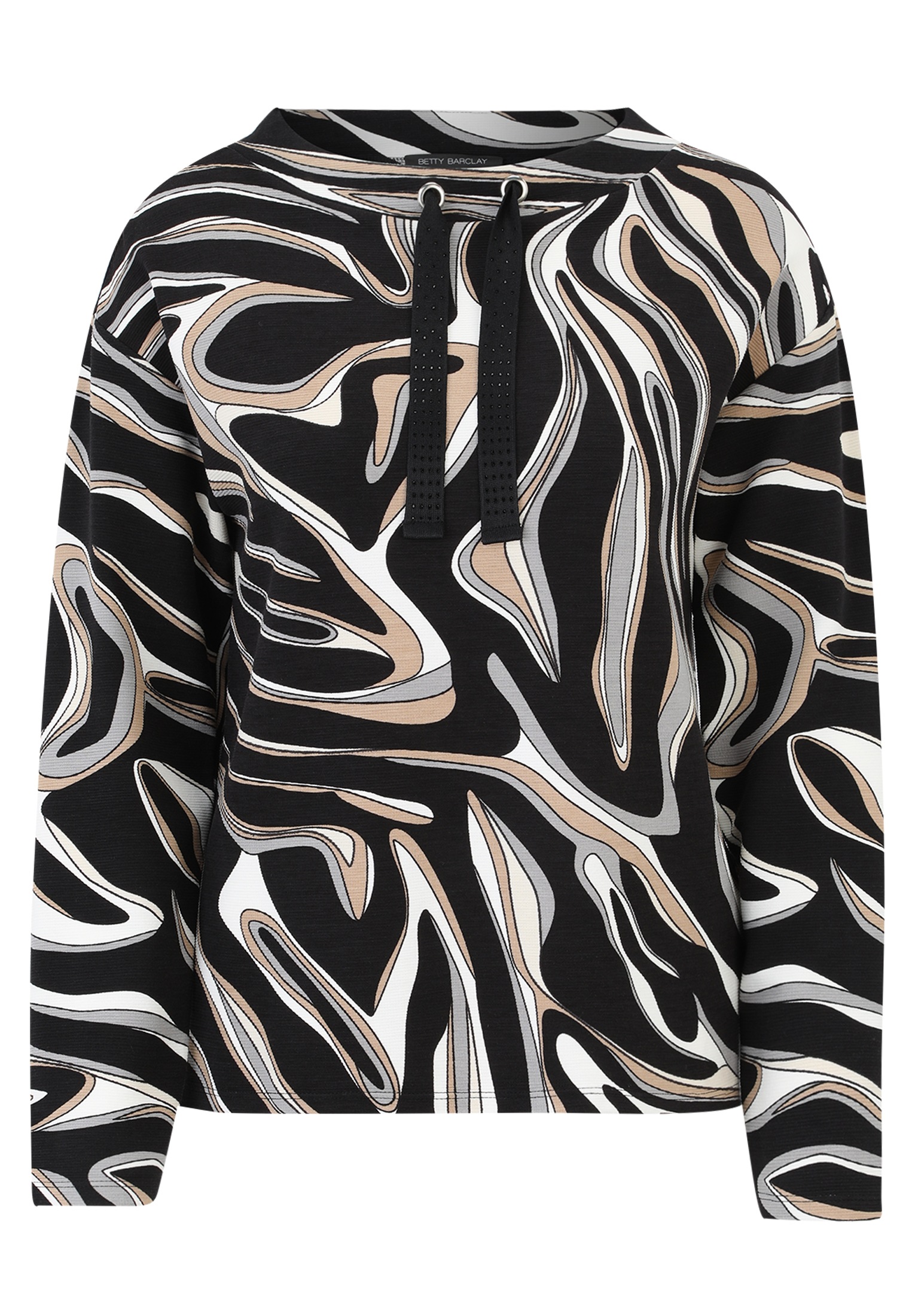 Betty Barclay Sweatshirt "Damen Sweatshirt mit hohem Kragen" Struktur günstig online kaufen