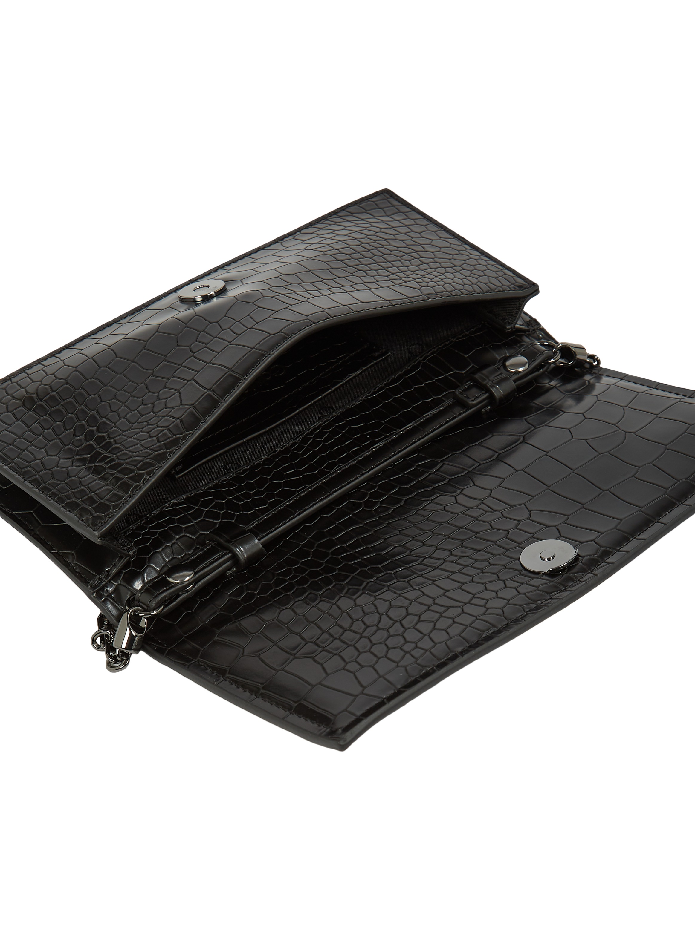Calvin Klein Umhängetasche »CK GLOW CHAIN MINI BAG_CROCO«, Handtasche Damen Schultertasche Tasche Damen klein