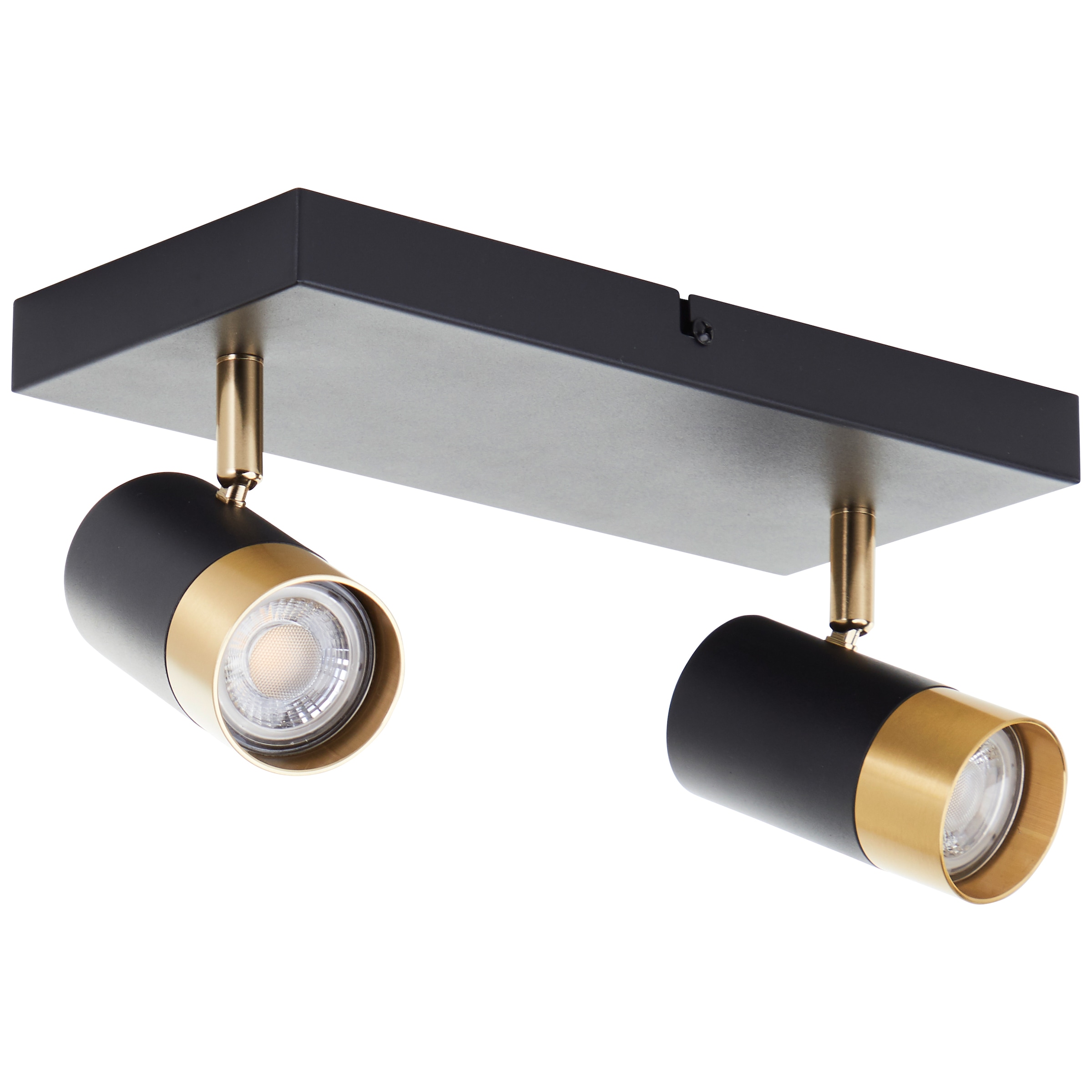 Brilliant Deckenstrahler »Vigolo« GU10 1 Stk. Warmweiß GU10, 350lm, 3000K, dimmbar, schwarz gold