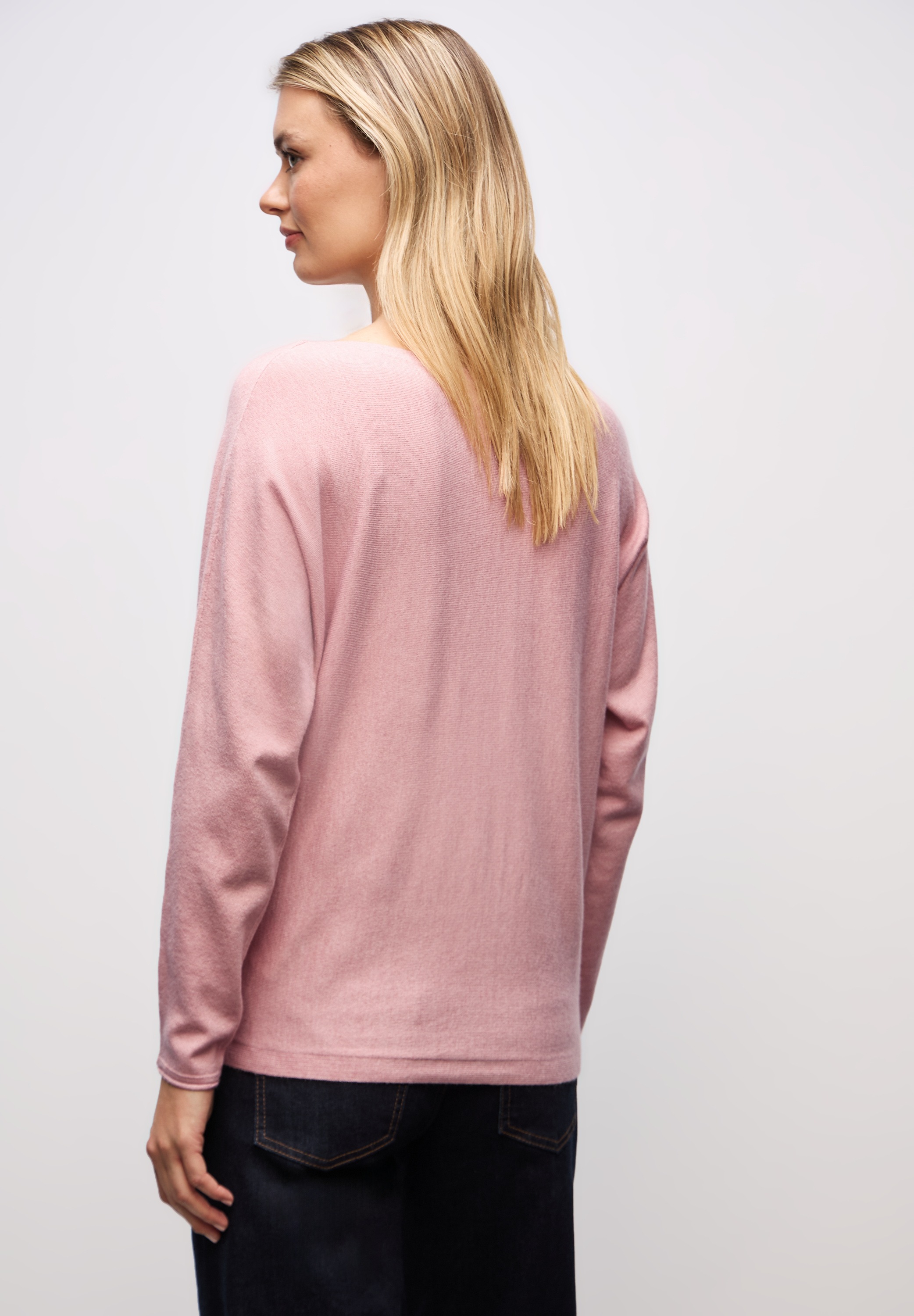 STREET ONE Strickpullover Dolman, mit U-Boot-Ausschnitt