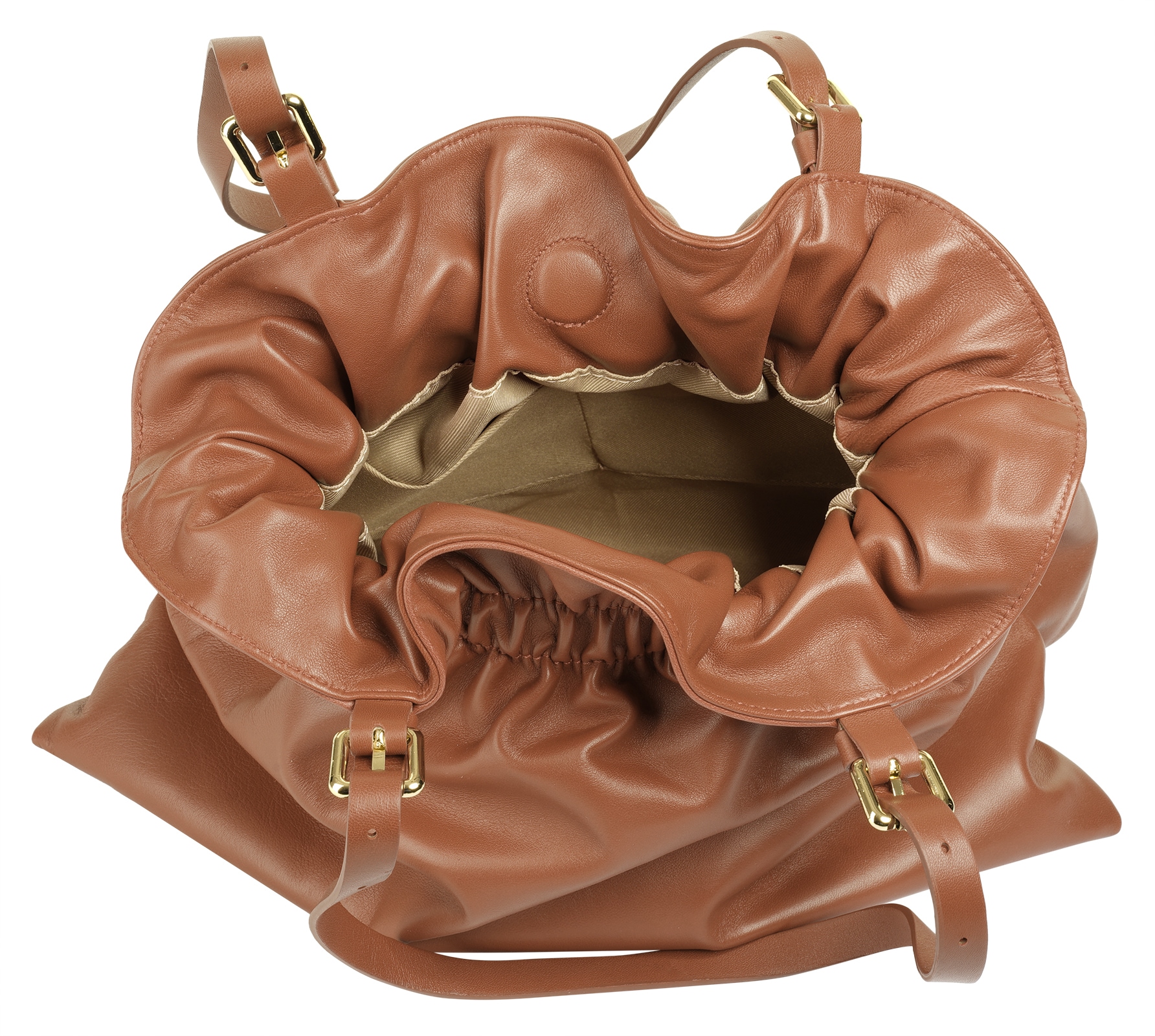 Samantha Look Shopper, echt Leder, Made in Italy