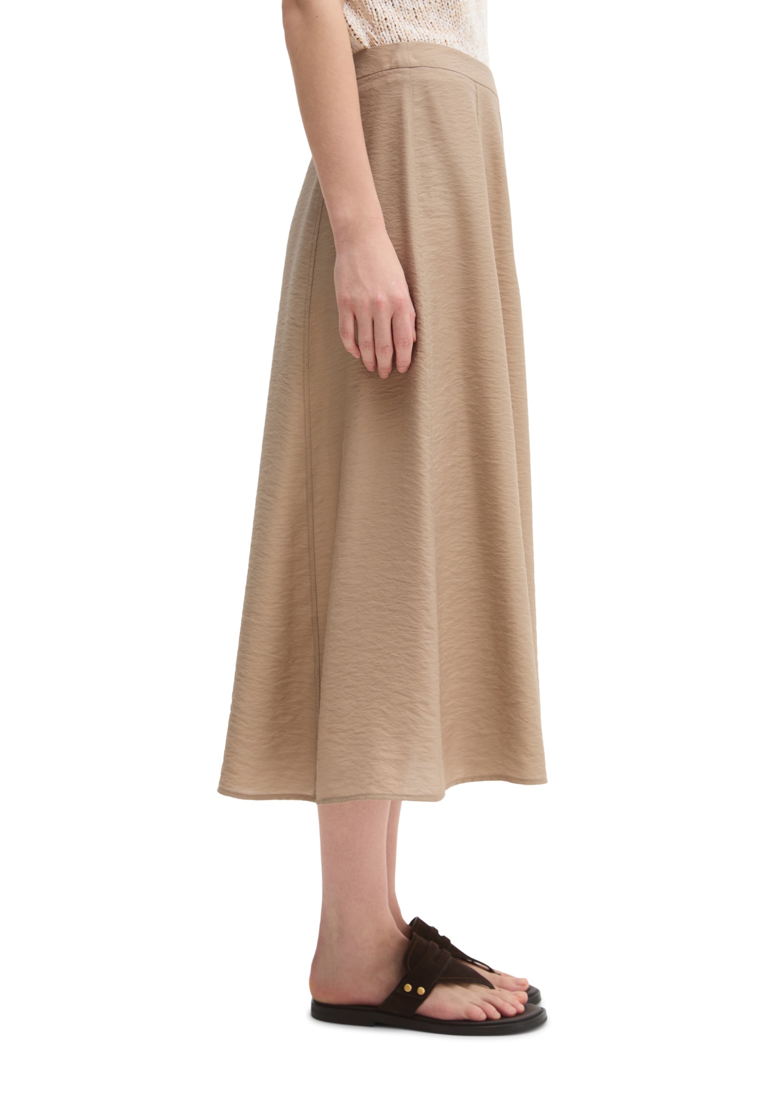 Marc O'Polo Webrock »aus glänzendem Viskose-Mix«