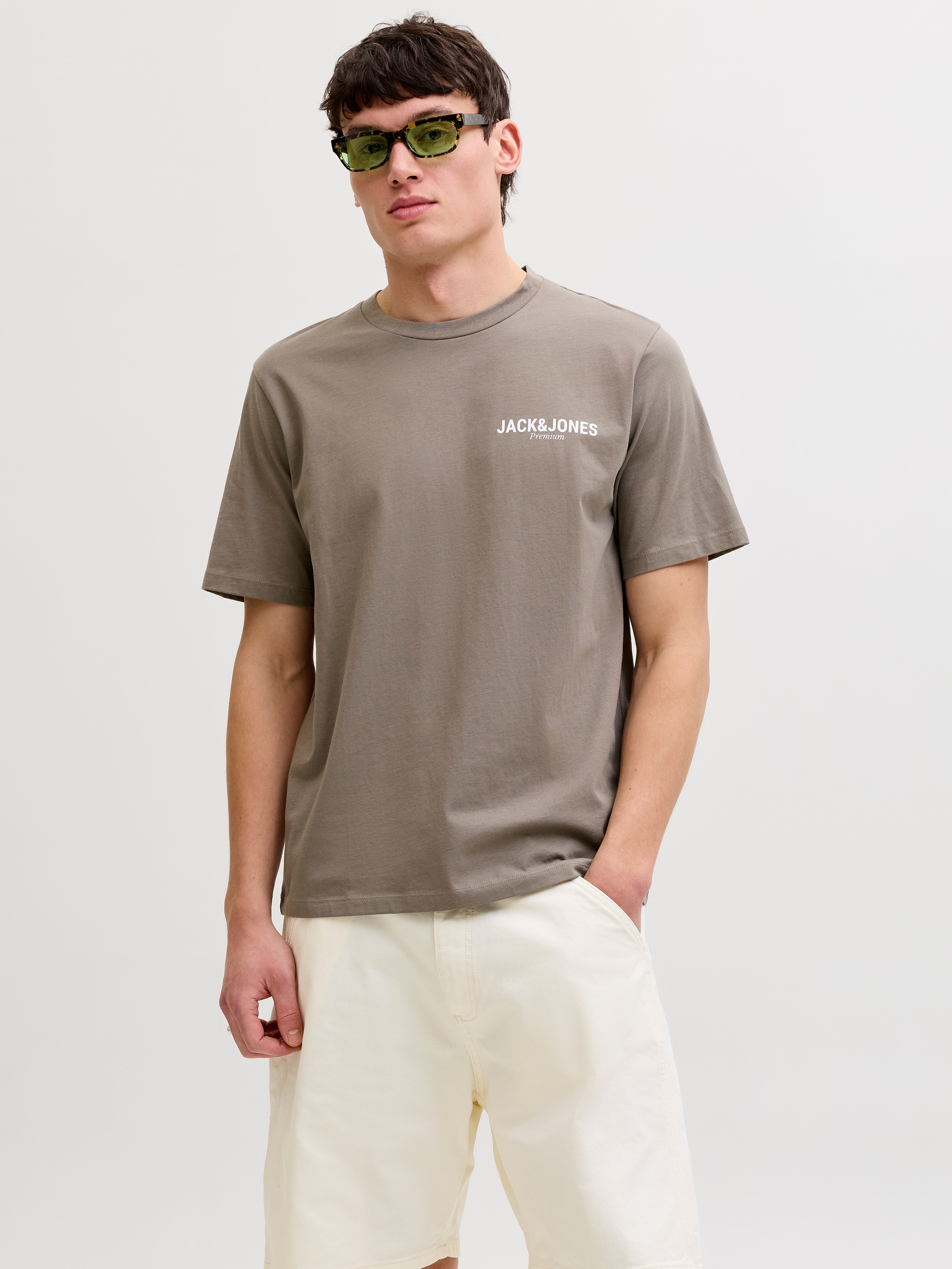 Jack & Jones T-Shirt "Jprblaoscar Ss Tee Fst" Mit Logo Schriftzug