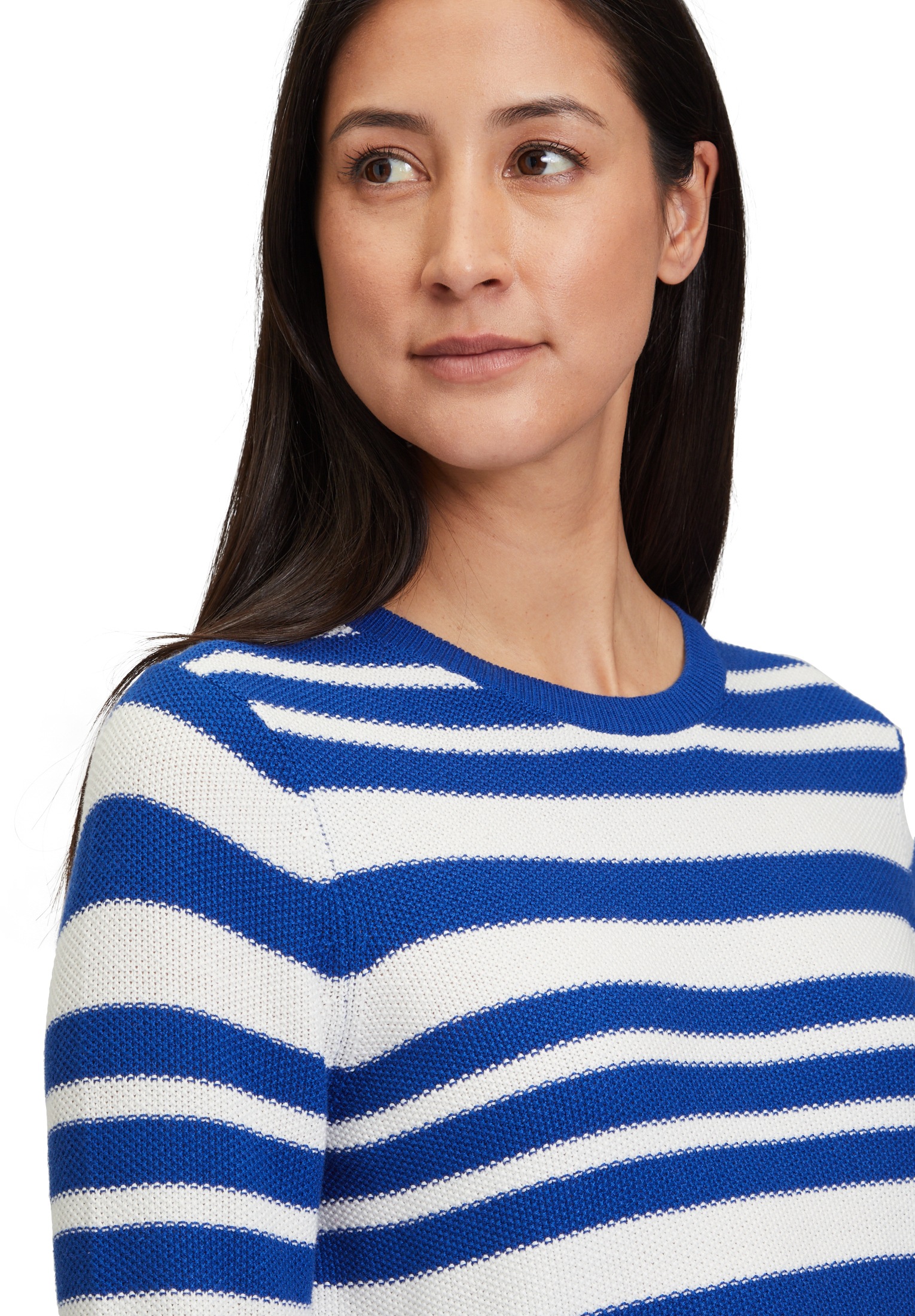 Betty Barclay Strickpullover »Betty Barclay Damen Basic-Strickpullover mit Streifen«, (1 tlg.), Ringel