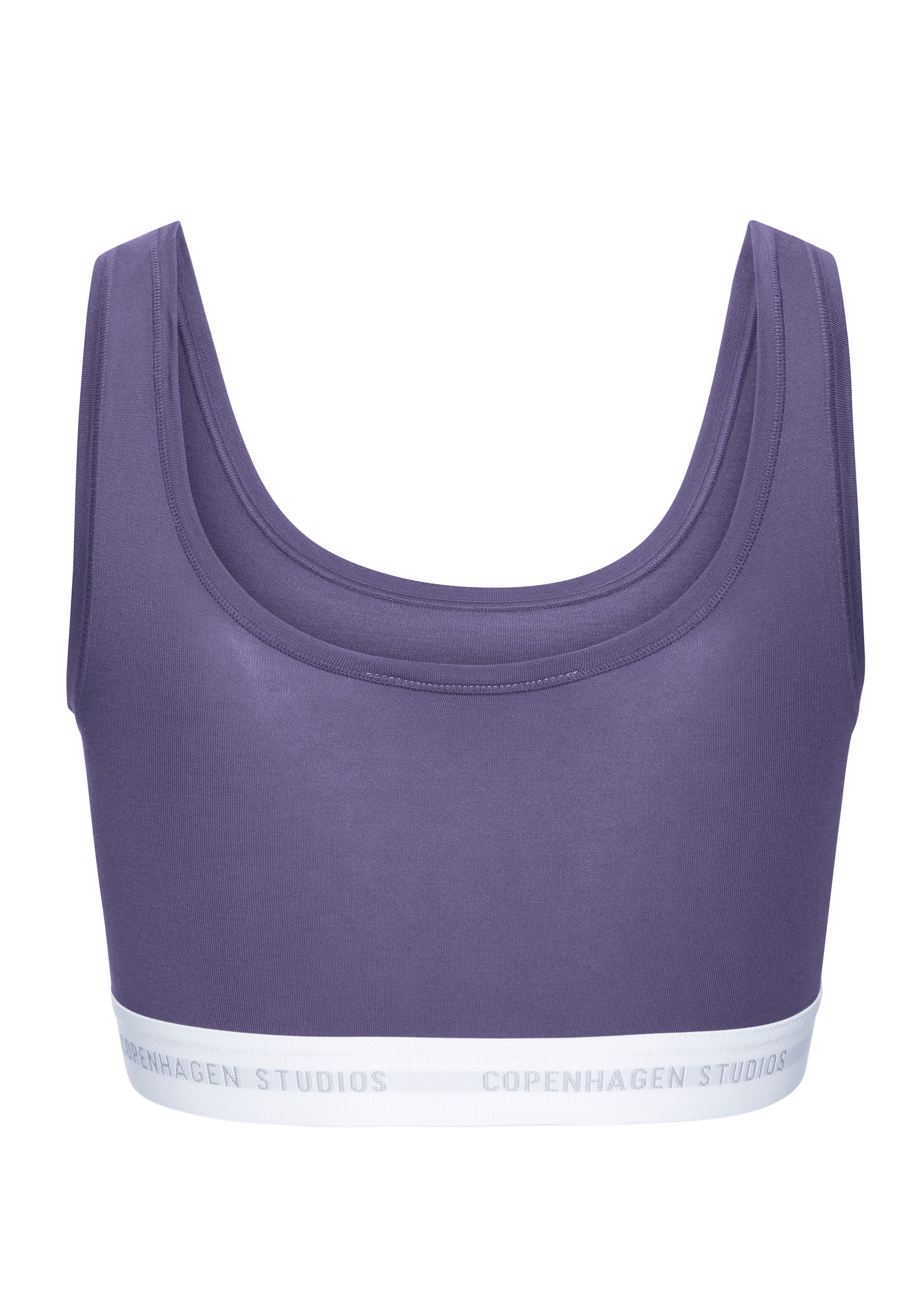 Copenhagen Studios Bustier mit weichem Logobund und aus elastischer Baumwoll-Modal-Qualität